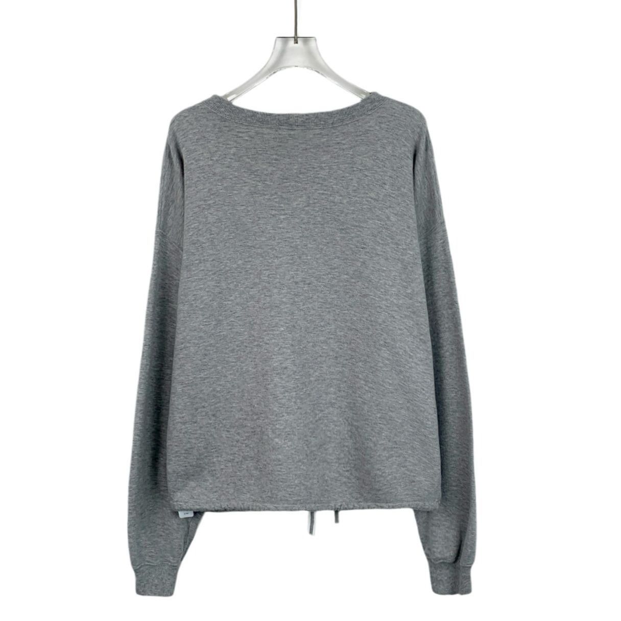 Celine Celine Gray Logo Print Cotton Crewneck Long Sleeve Sweatshir Size M / US 6-8 / IT 42-44 - 8 Thumbnail
