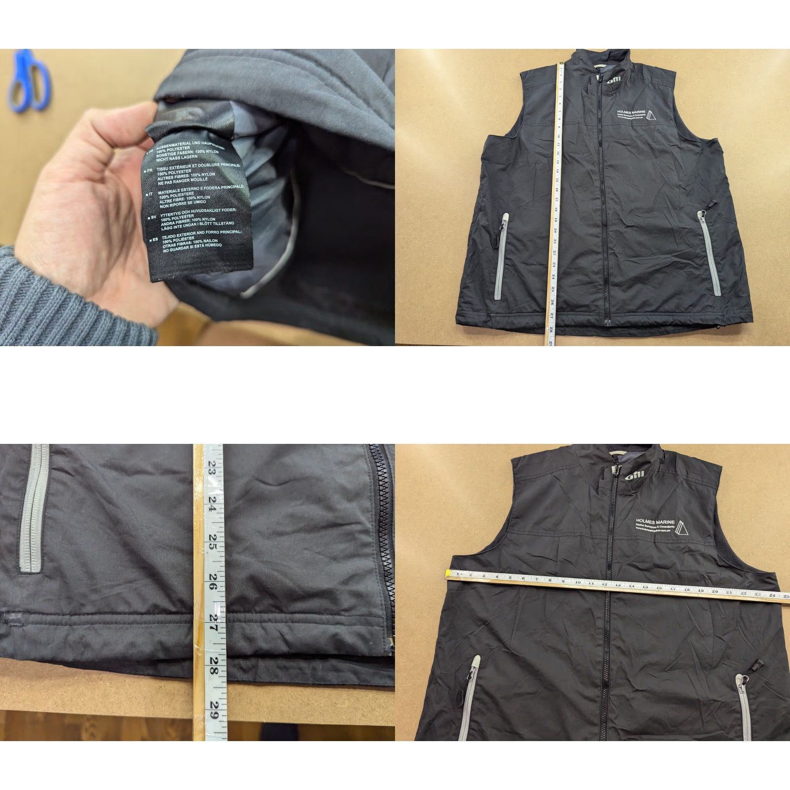 Vintage Gill Jacket Mens XL Black Softshell Full Zip Taped Seams Waterproof Size US XL / EU 56 / 4 - 8 Thumbnail
