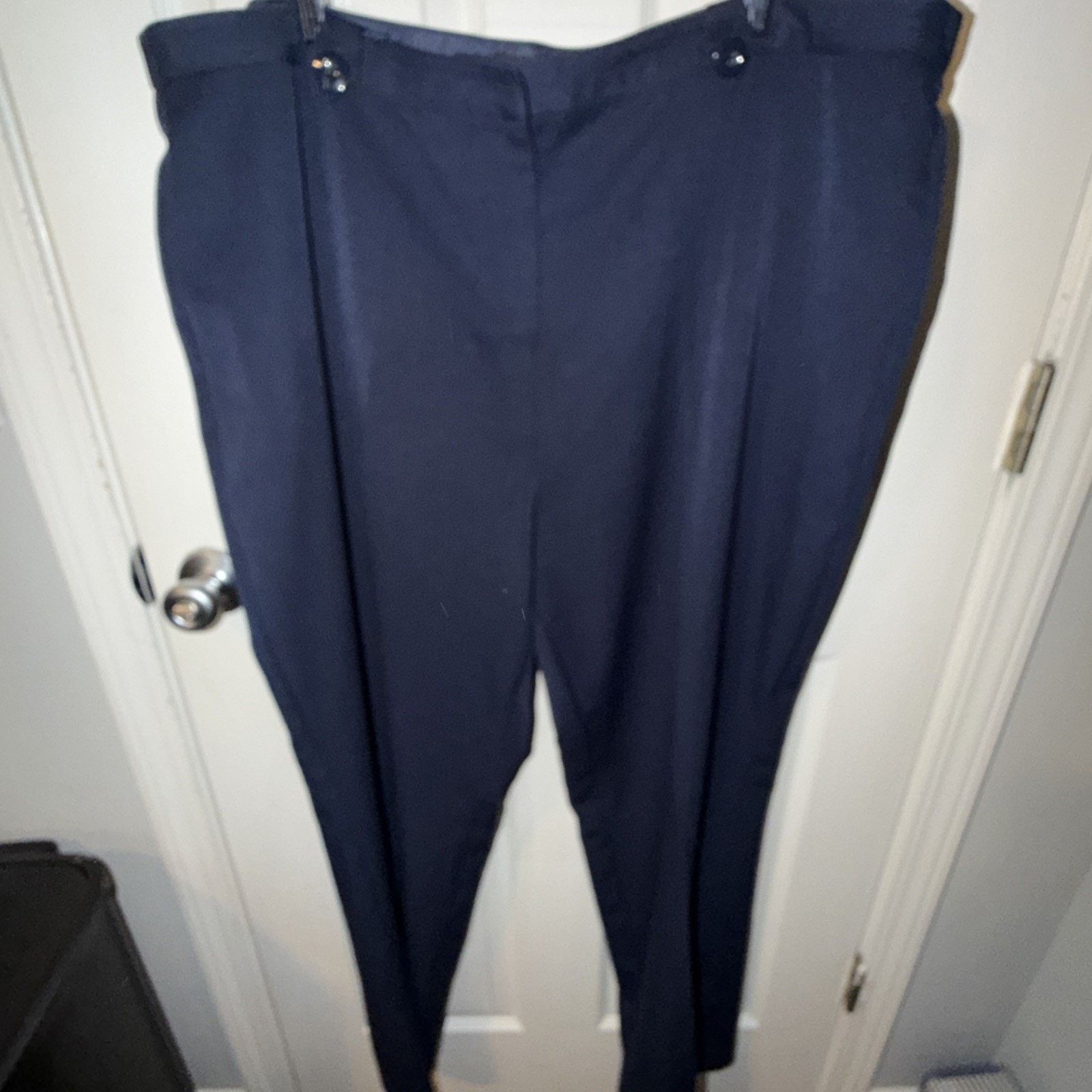 Label Under Construction Label Be Women’s Dress Pants Size 20 Navy Blue Size 42" / US 20 - 1 Thumbnail