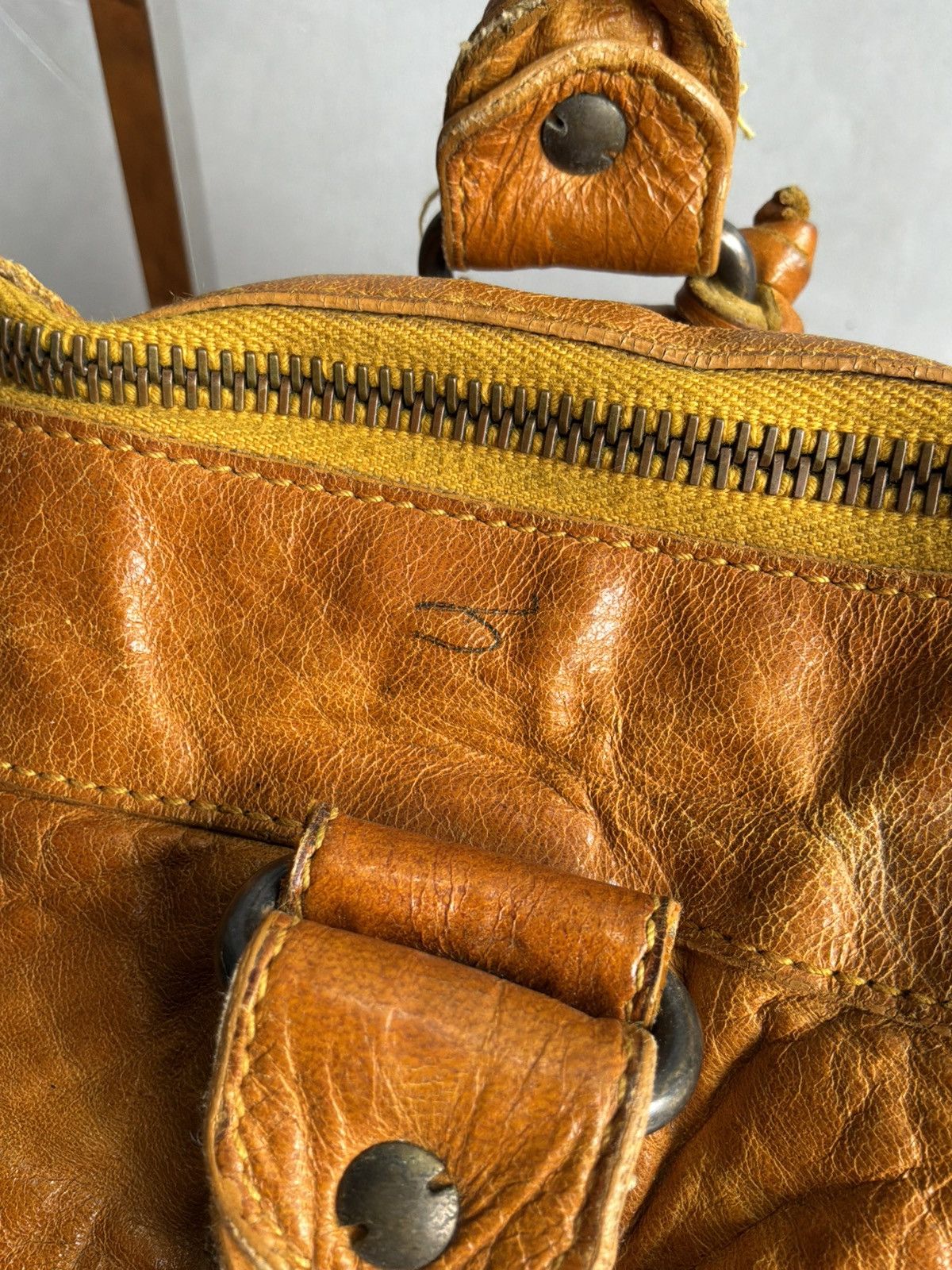 Balenciaga Balenciaga - Weekender - Lambskin Leather Bag Size ONE SIZE - 12 Thumbnail
