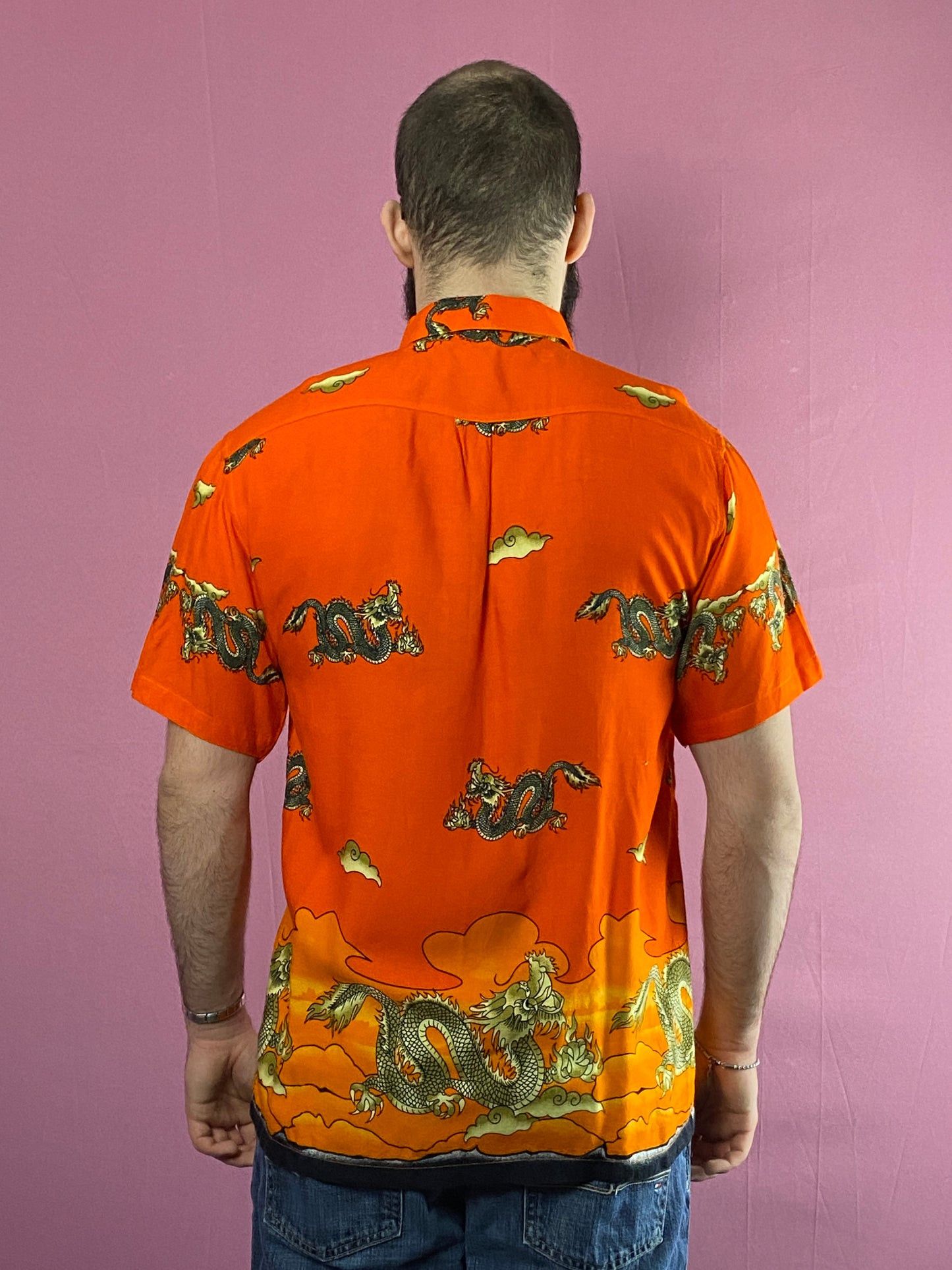 Other Pidoza Vintage Chinese Dragon Print Short Sleeve Shirt - M Size US M / EU 48-50 / 2 - 4 Thumbnail