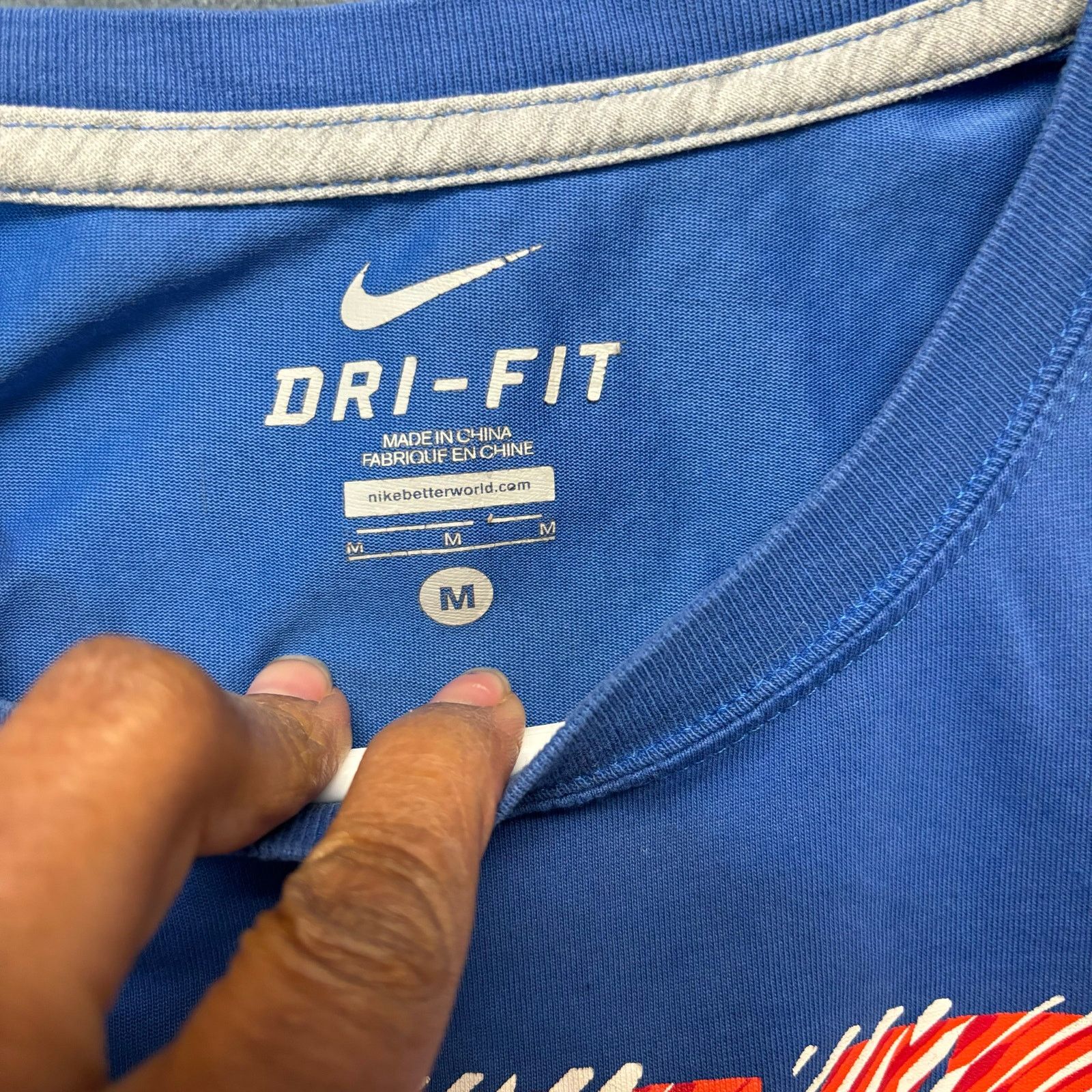Nike Vintage Nike Tank Mens Medium Spellout Block Letters Muscle Size US M / EU 48-50 / 2 - 5 Thumbnail