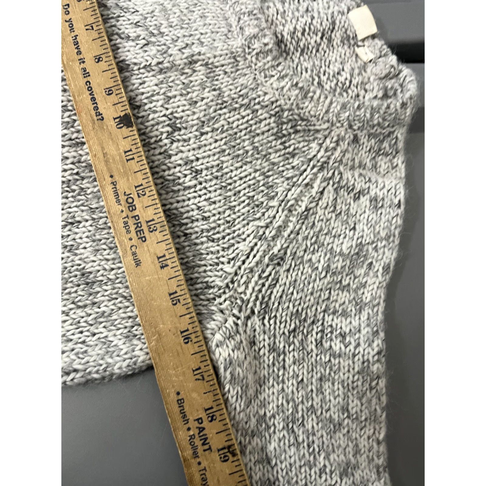 Gap GAP Women's Acrylic Blend Pullover Sweater Long Sleeve Boat Neck Gray XS Size XS / US 0-2 / IT 36-38 - 5 Thumbnail