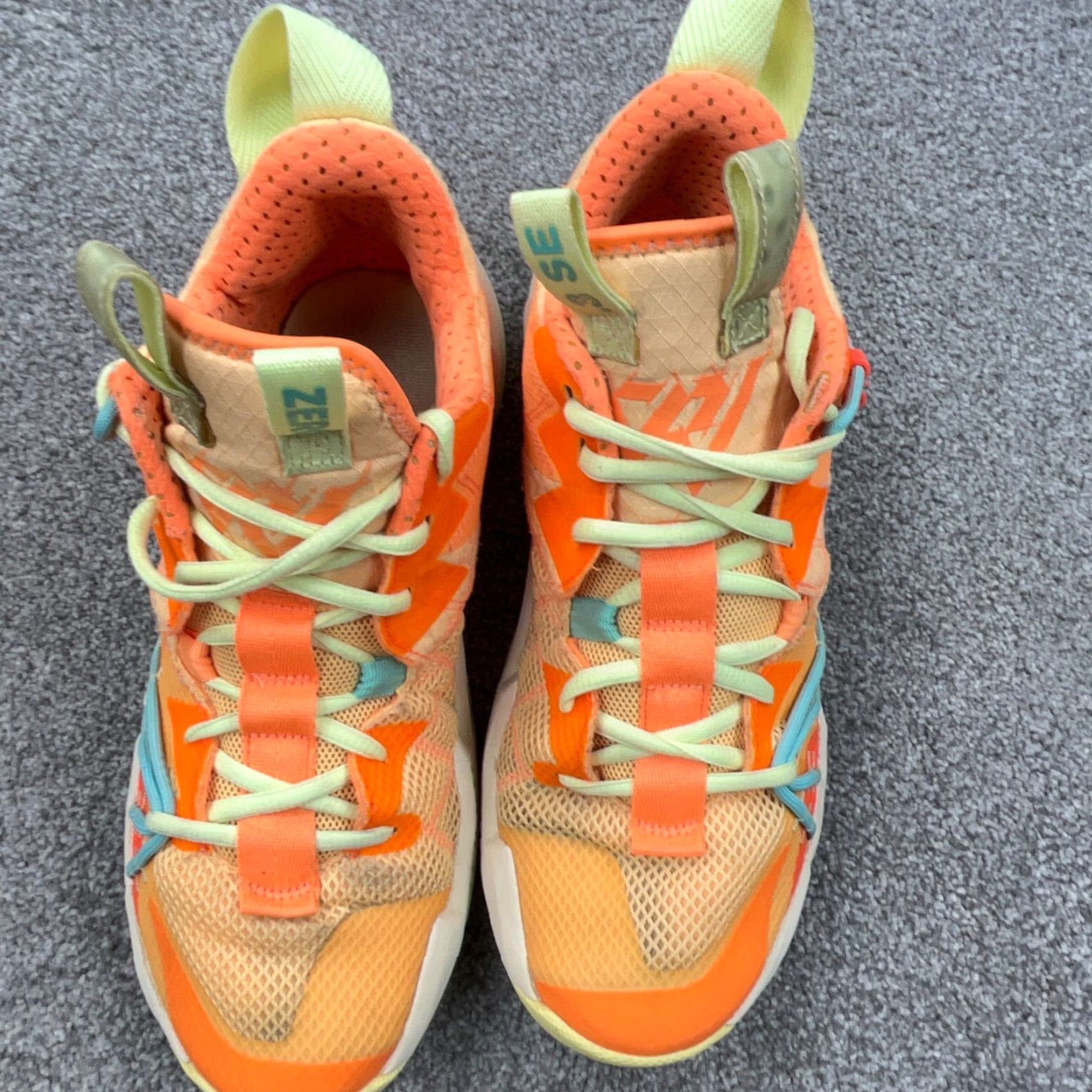 Nike Jordan Why Not Zer0.3 SE Melon Mint Mens Size 8 Sneaker Orange Nike CK6611 800 Size US 7 / EU 40 - 7 Thumbnail