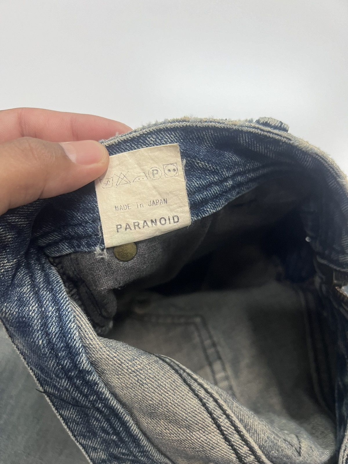 Japanese Brand Vintage Paranoid Distress Flare Denim Made In Japan Size 32" Size US 32 / EU 48 - 10 Thumbnail