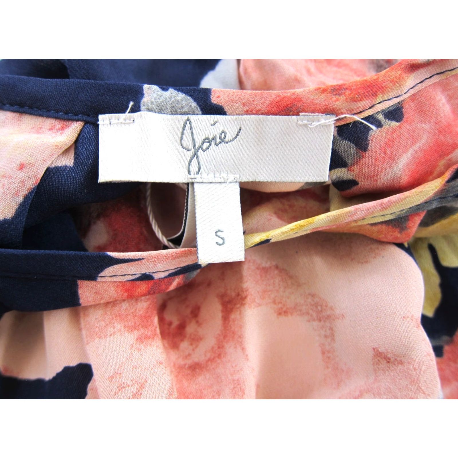 Joie JOIE Blouse Off The Shoulder Top Silk Floral Rose Blue S Womens Small Size S / US 4 / IT 40 - 3 Thumbnail