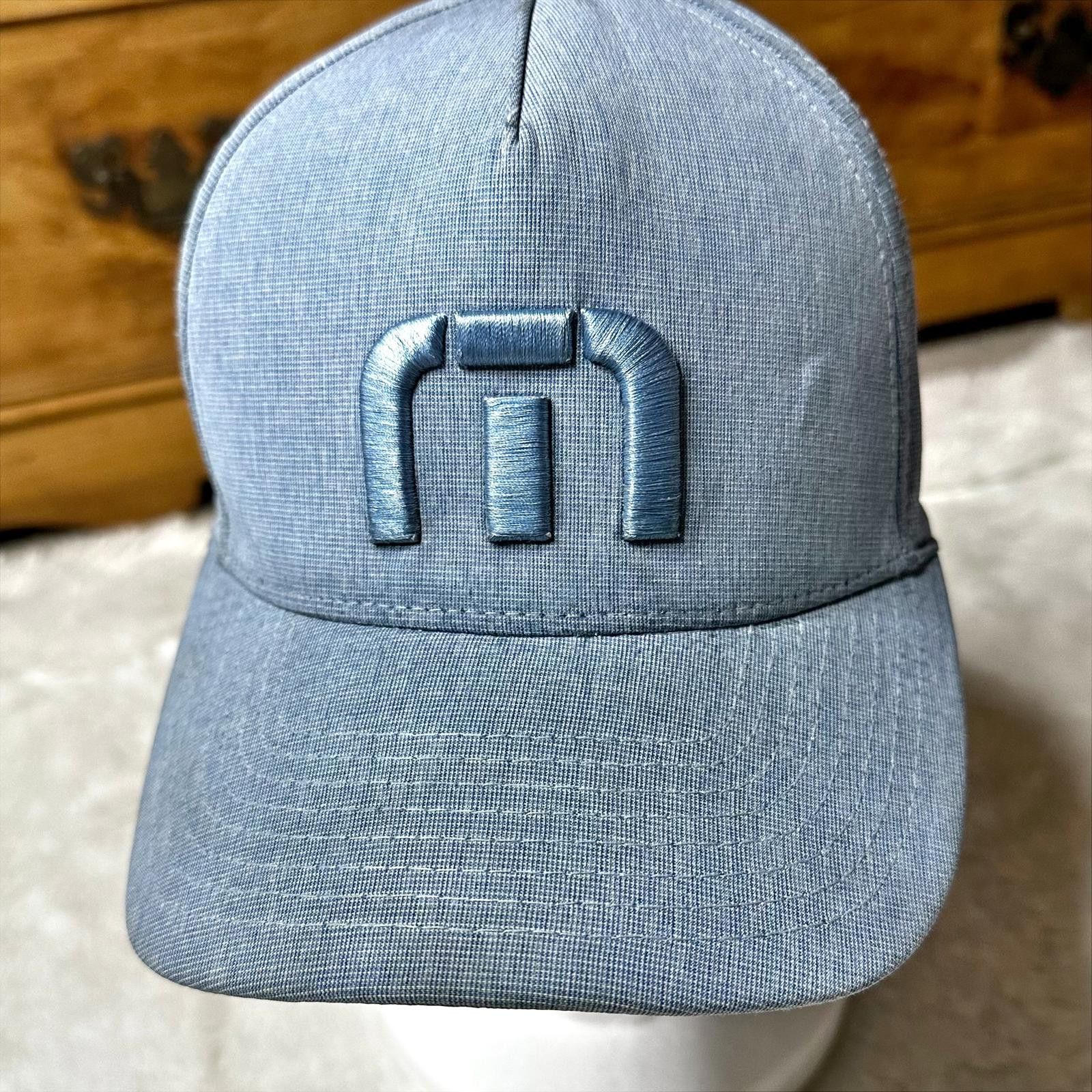 TravisMathew Travis Mathew Men's Blue Golf Hat Adjustable Snapback Cap Size ONE SIZE - 3 Thumbnail