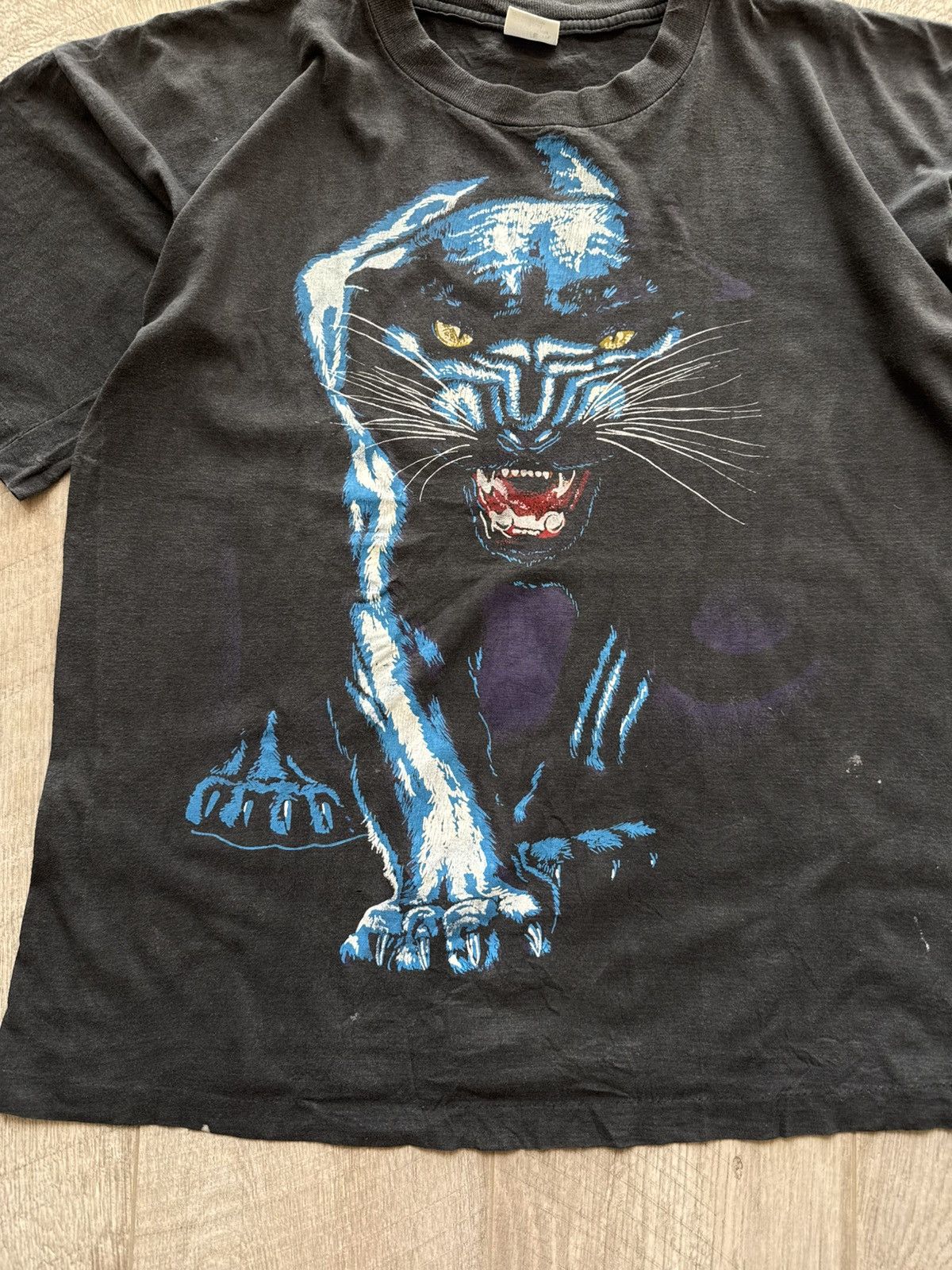 Vintage Panther Vintage Single Stitch USA Band T Shirt Size US L / EU 52-54 / 3 - 2 Thumbnail