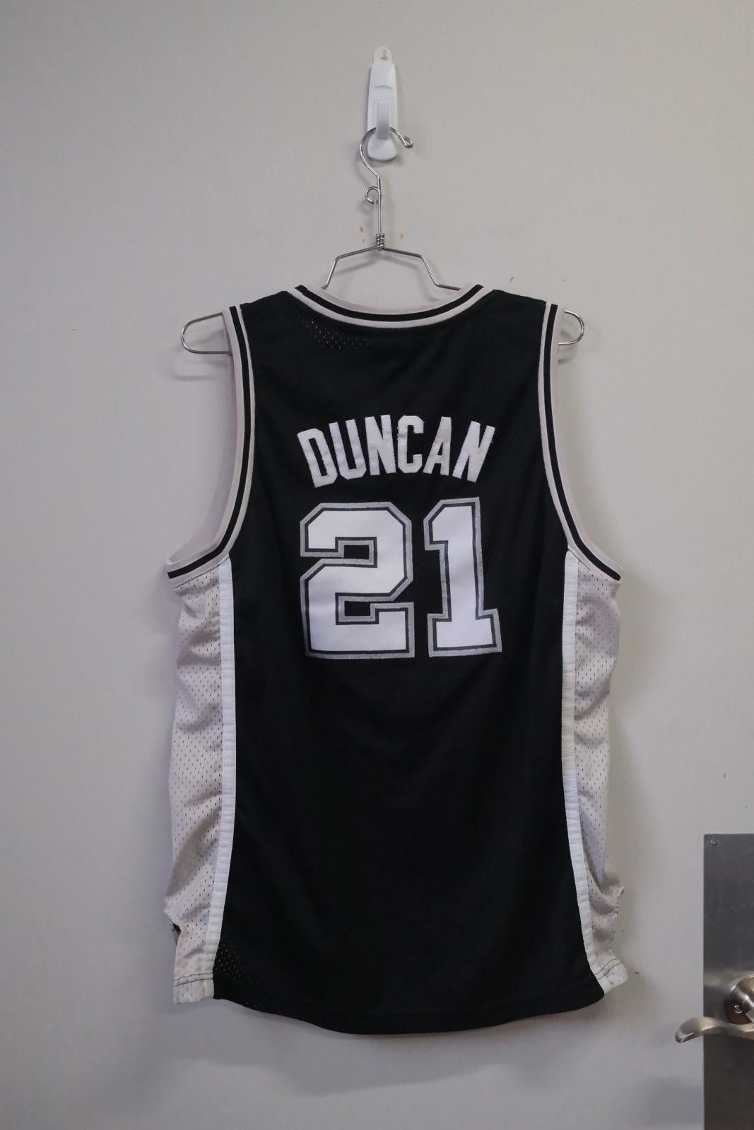 Reebok Reebok San Antonio Spurs Duncan #21 Away Basketball Jersey Size ONE SIZE - 2 Thumbnail