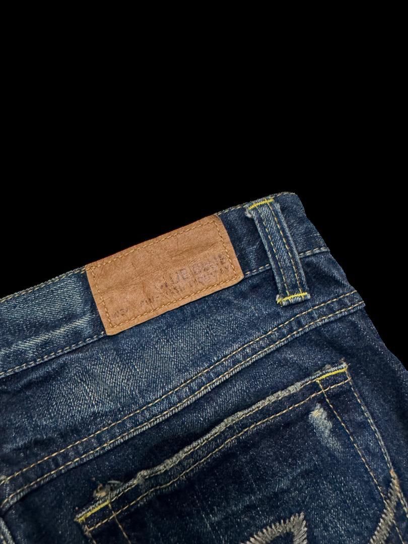 Japanese Brand FLARED Blue Blue Japanese Rusty Mudwash Distressed Grunge Size US 28 / EU 44 - 17 Thumbnail