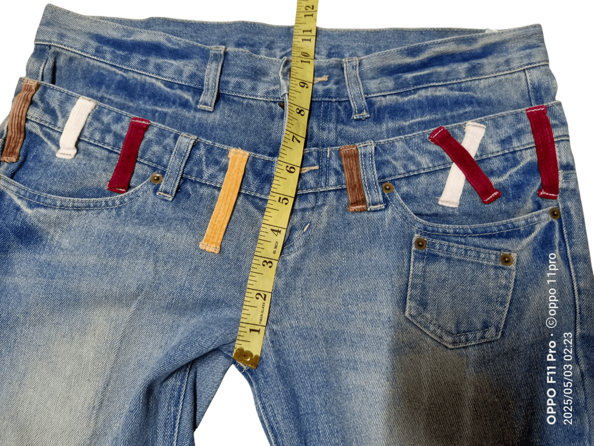If Six Was Nine × Japanese Brand × Le Grande Bleu (L.G.B.) Unbrand Double Waist Flare Denim Size US 34 / EU 50 - 13 Thumbnail