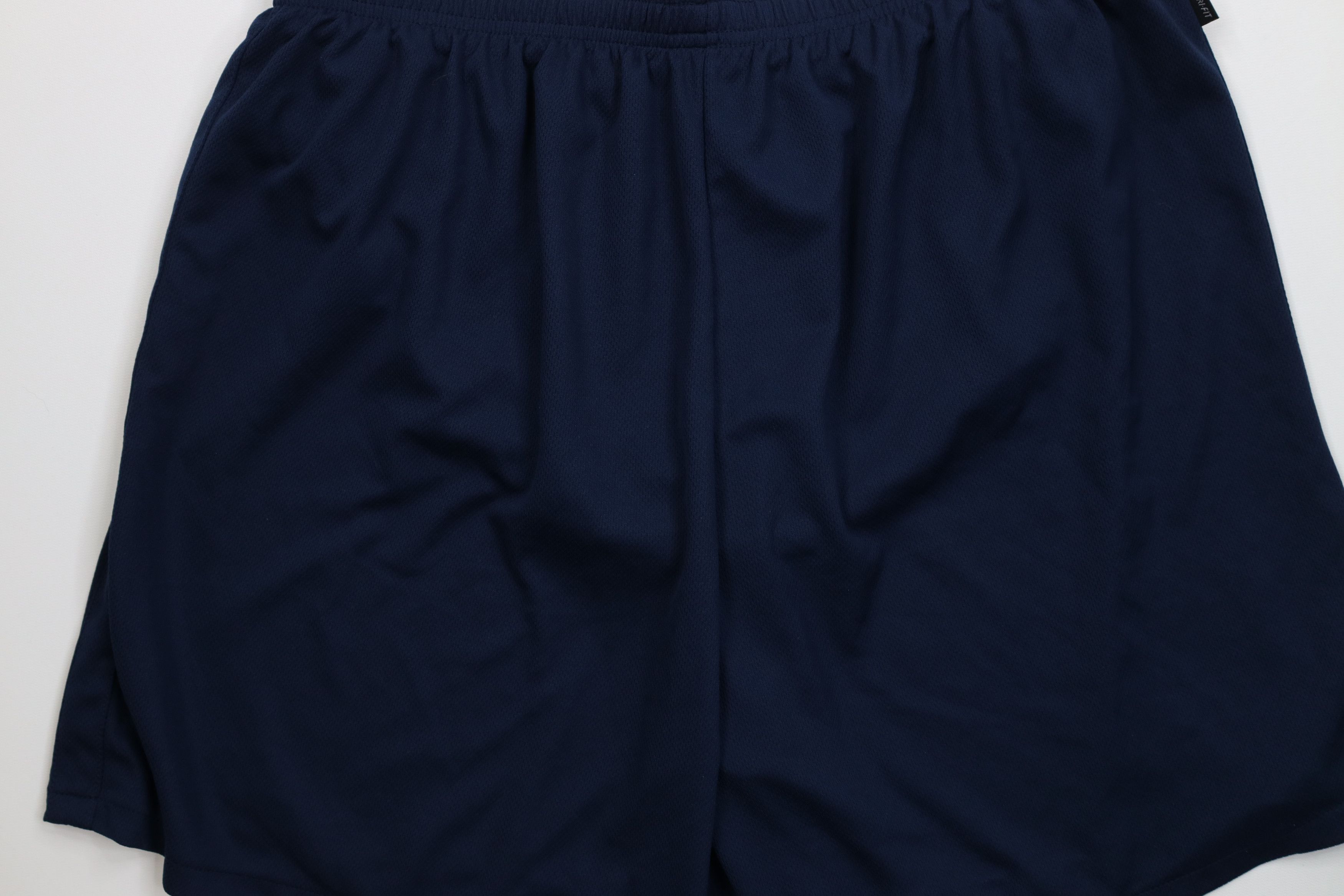 Nike Vintage Nike Scott Mini Swoosh Above Knee Lined Shorts Blue Size US 38 / EU 54 - 12 Thumbnail