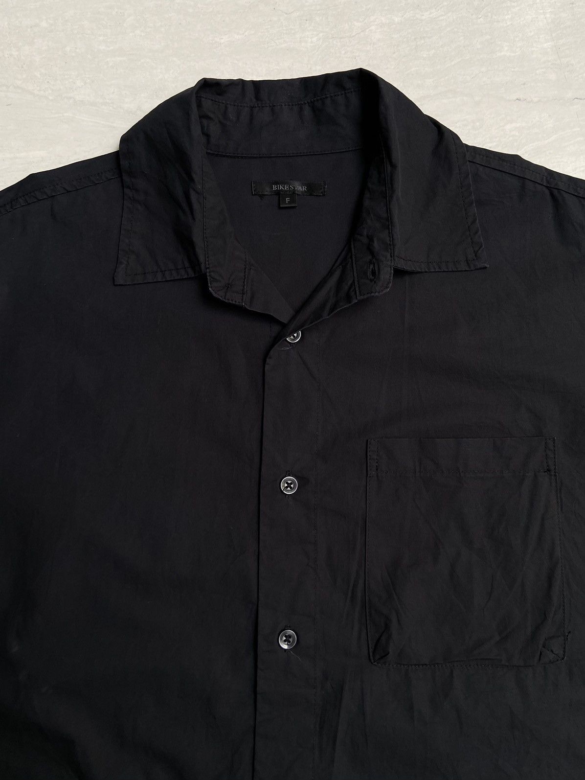 Designer × Japanese Brand BIKE STAR Black Shirt Size US XL / EU 56 / 4 - 10 Thumbnail