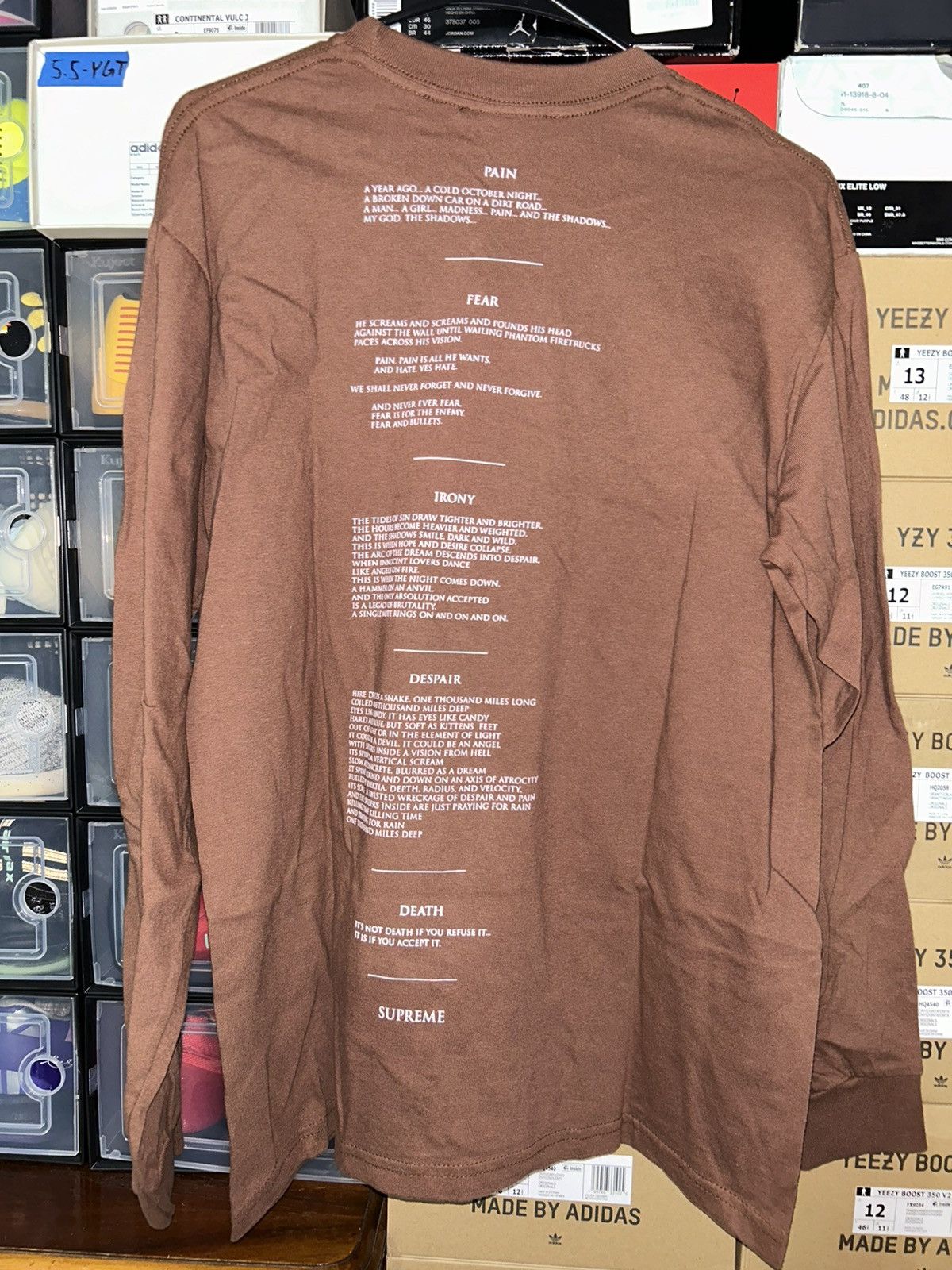 Supreme Supreme The Crow L/S Tee FW21 size Medium NEW Size US M / EU 48-50 / 2 - 5 Thumbnail
