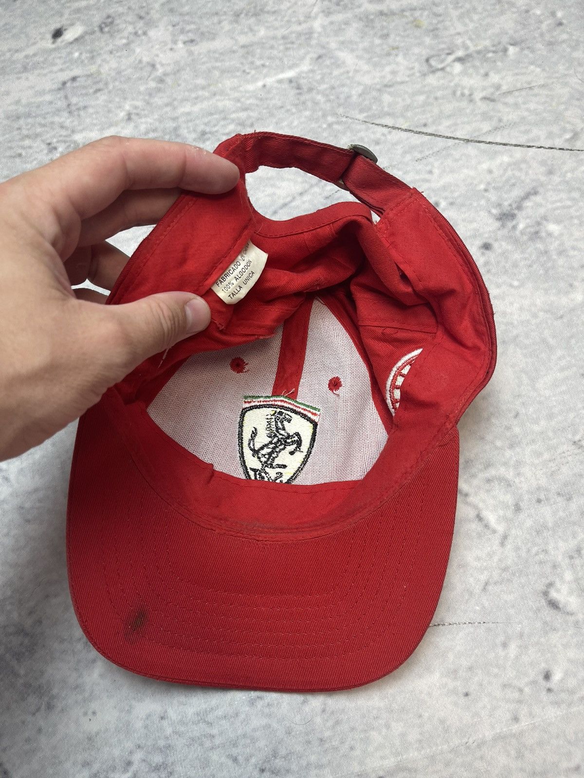 Ferrari Vintage Ferrari red cap racing hat Size ONE SIZE - 4 Thumbnail