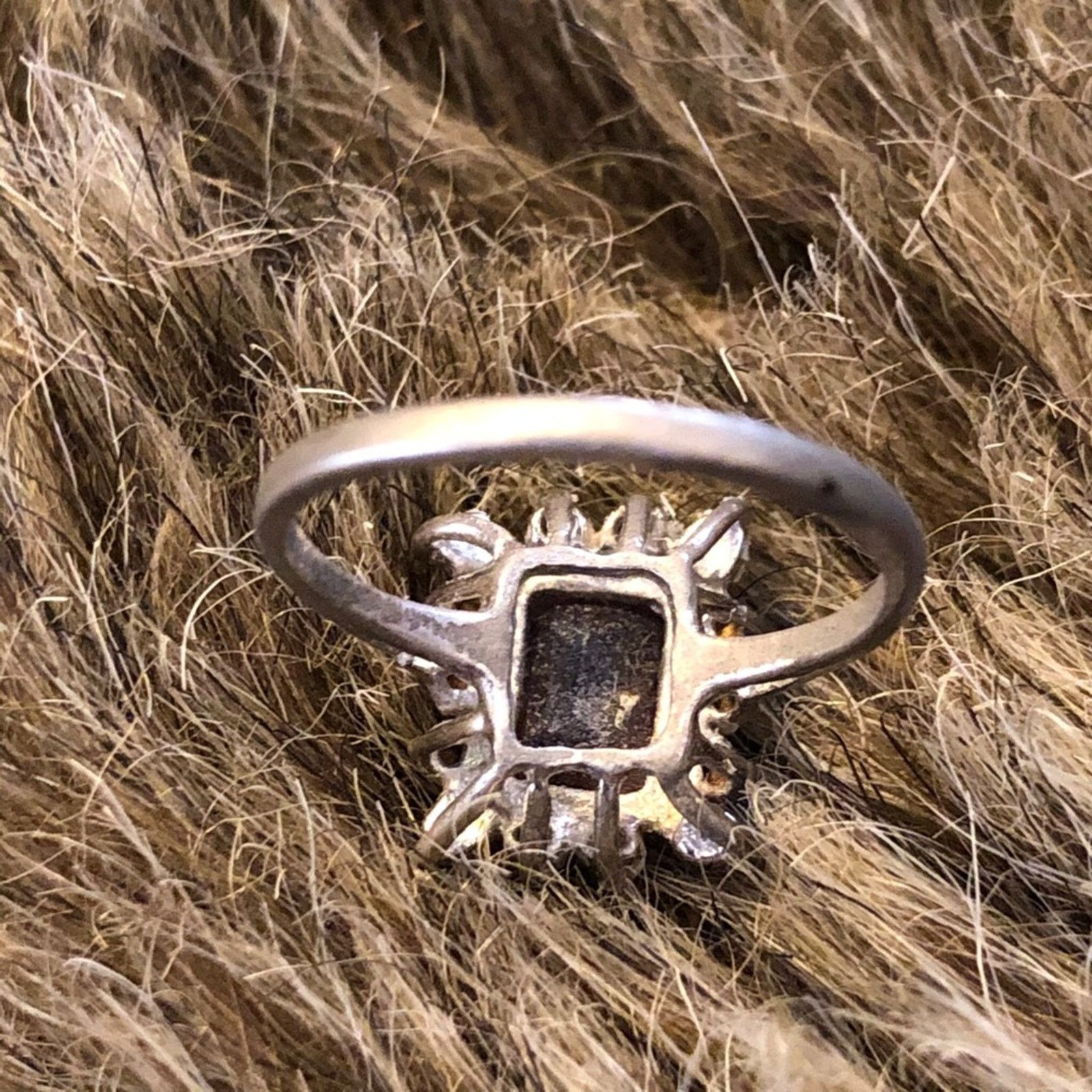Vintage Vintage 50s Esposito emerald cut amethyst ring Size ONE SIZE - 10 Thumbnail