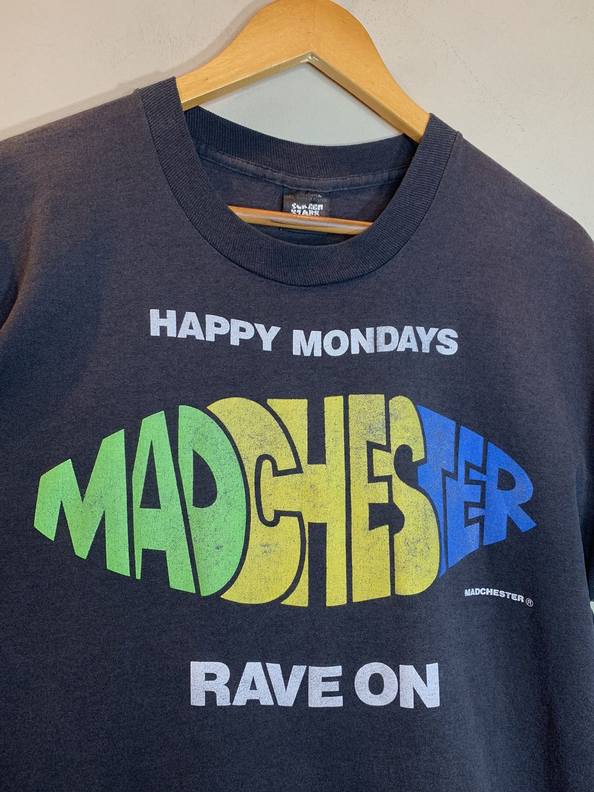 *RARE* Vintage 80’s Happy Mondays Madchester Rave On T-Shirt