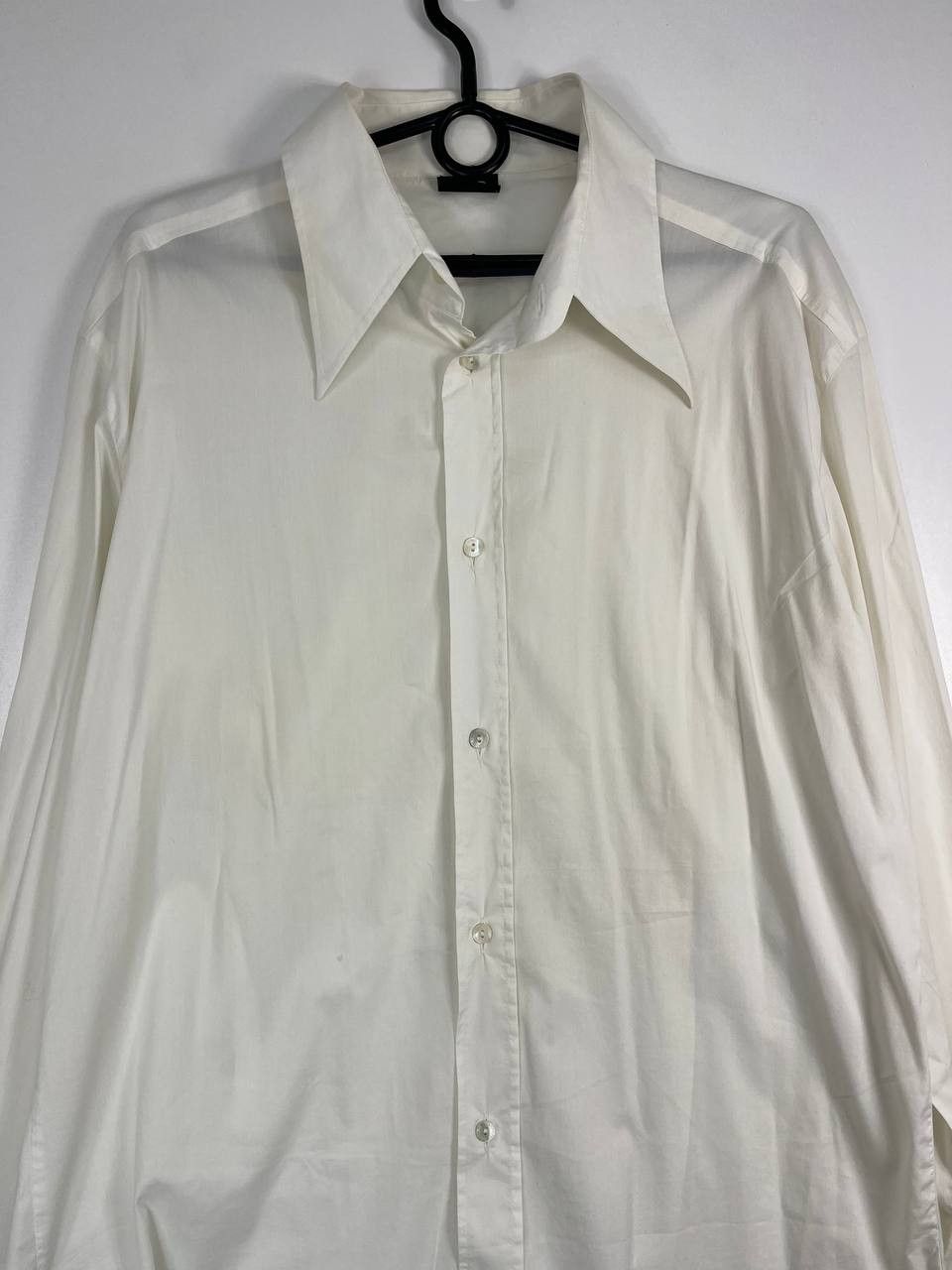 Dolce & Gabbana D&g Dolce & Gabbana White Button Up Dress Long Sleeve XL Size US XL / EU 56 / 4 - 2 Thumbnail