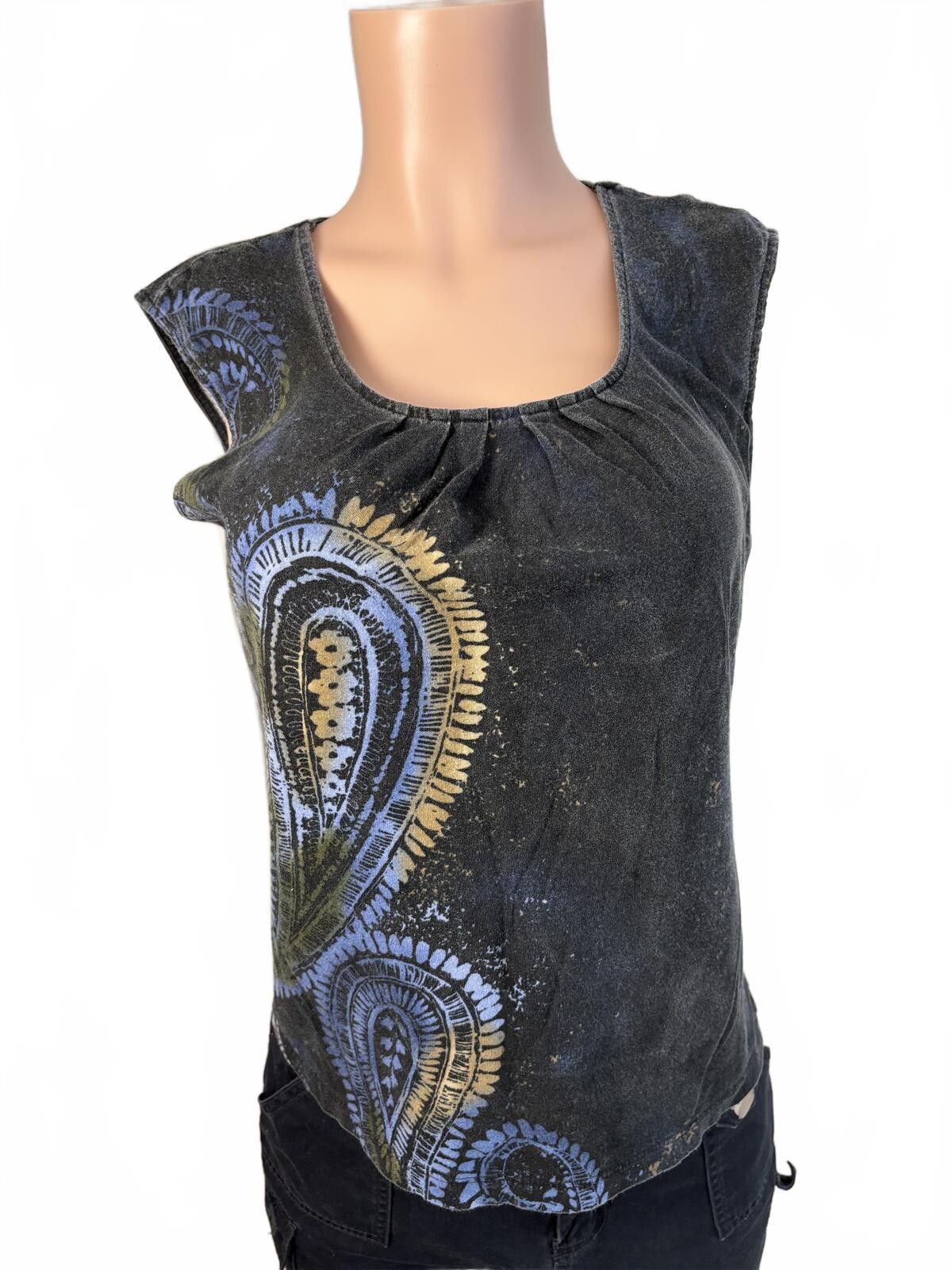 Other Liz & CO. Boho Paisley Tank Festival Hippie Grunge Chic. M Size US M / EU 48-50 / 2 - 2 Thumbnail