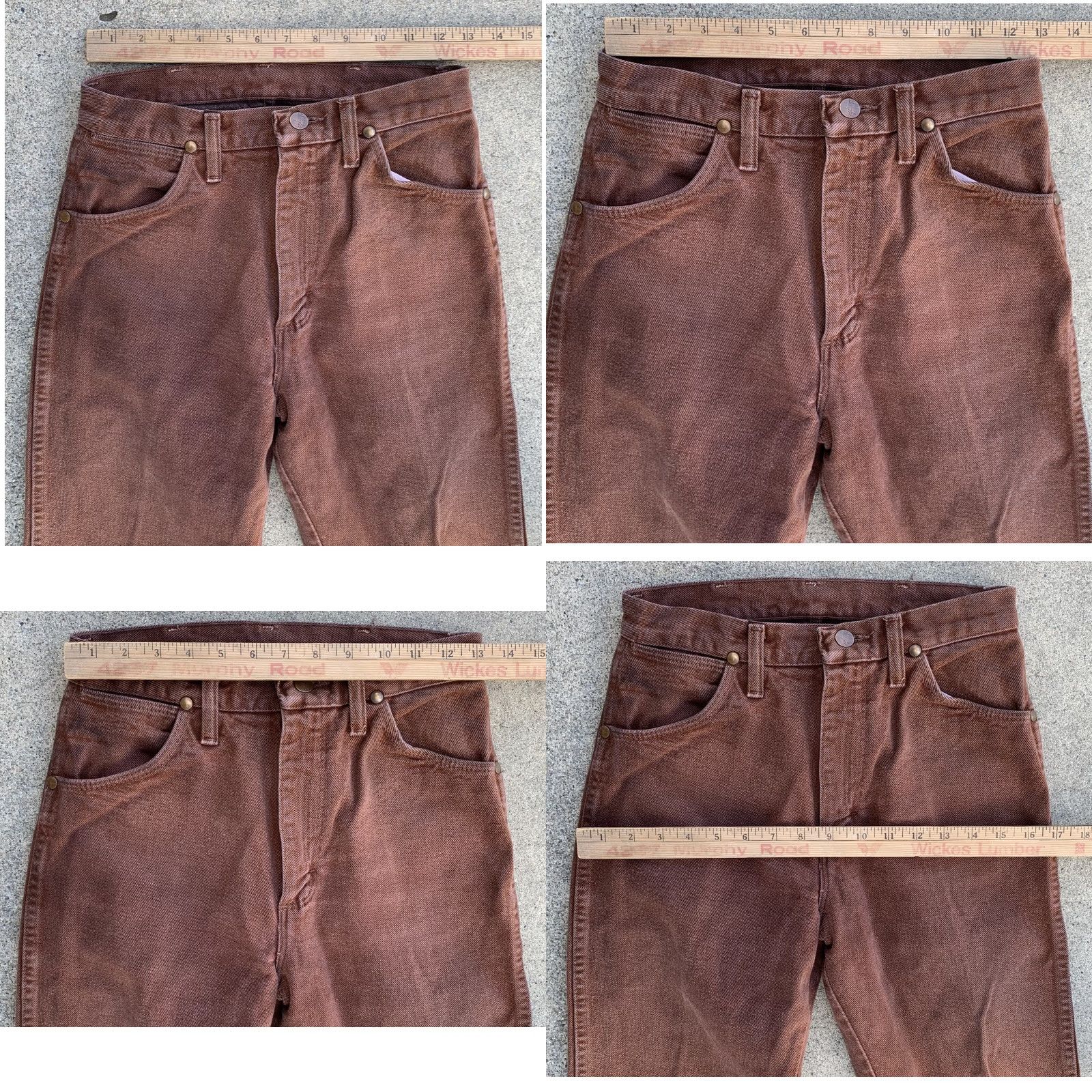 Wrangler VINTAGE Wrangler Jeans High Waist Brown size 7 X 36 27 in Waist 35.5 in Inseam Womens? (No gender specified) Size 28" / US 6 / IT 42 - 11 Thumbnail