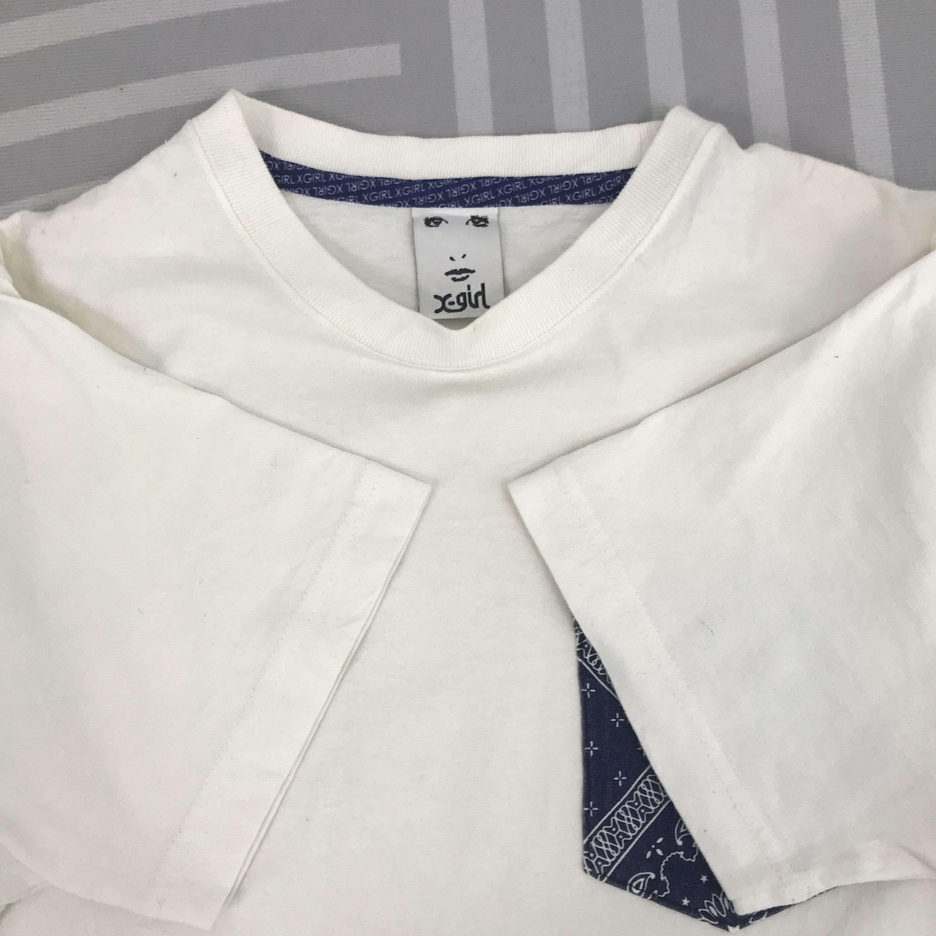 Japanese Brand × Vintage × X-Girl Vintage x-girl Singgal pocket rare design t-shirt Size US S / EU 44-46 / 1 - 6 Thumbnail