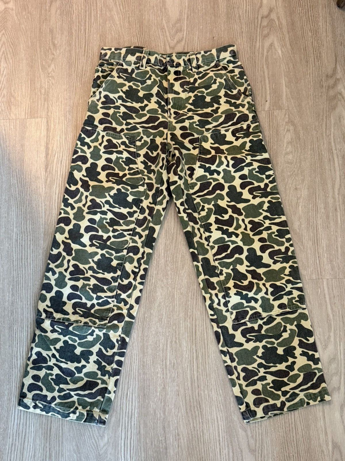 Stussy Stussy Floral Dye Work Pants Double Knee | Grailed