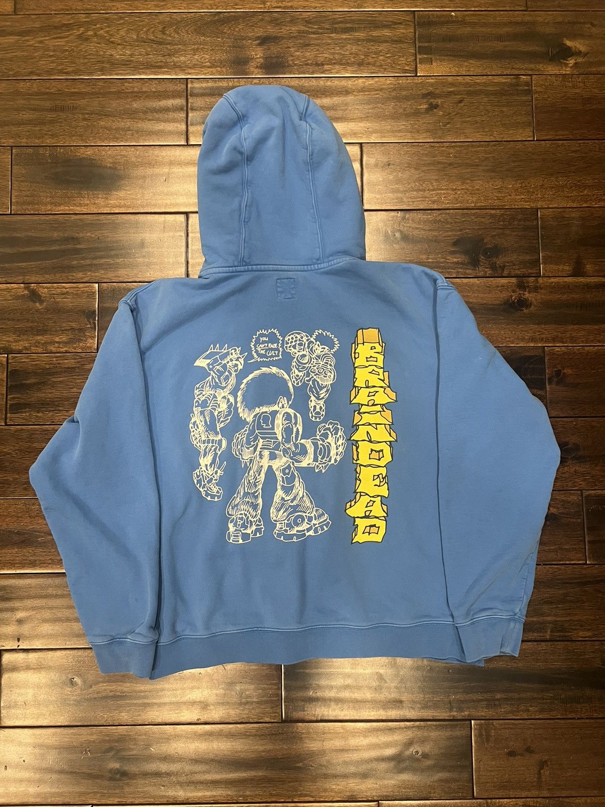 Brain Dead BRAIN DEAD “Running Fades” ‘China Blue’ Hoodie Size US L / EU 52-54 / 3 - 3 Thumbnail