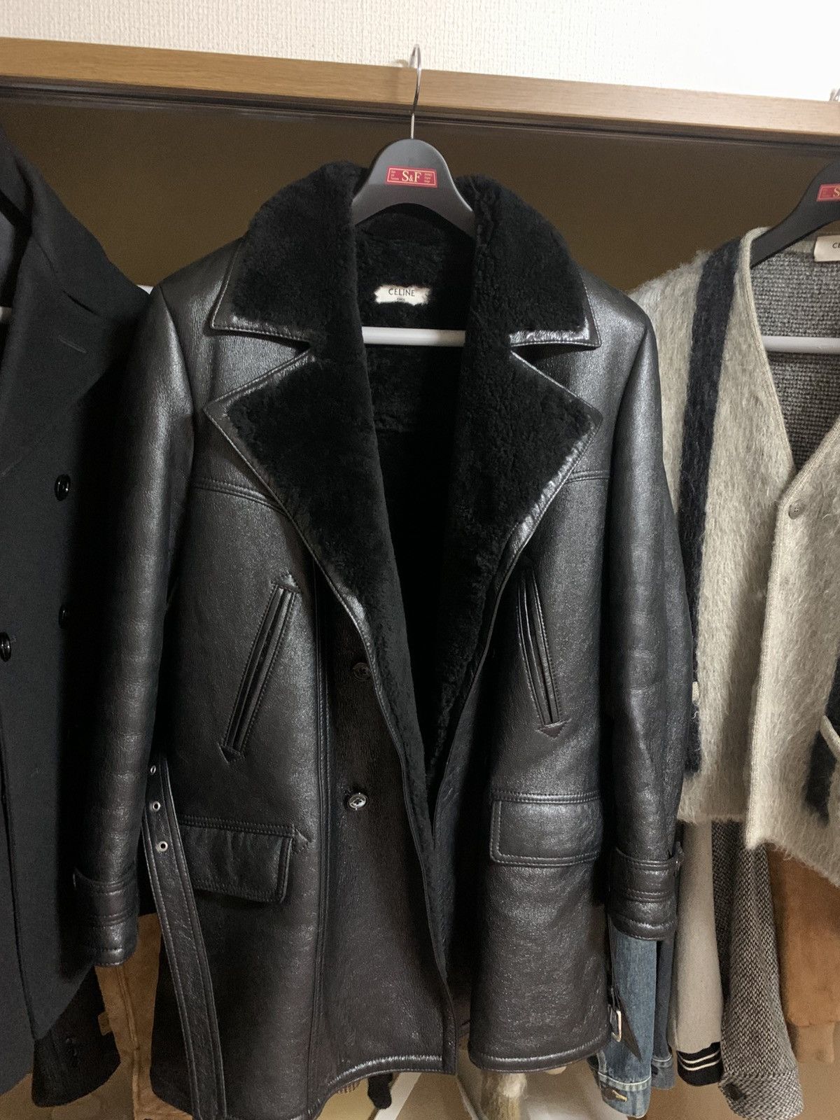 Celine CELINE Napa shearling heavyweight coat 50 but fit like 52 Size US L / EU 52-54 / 3 - 1 Thumbnail