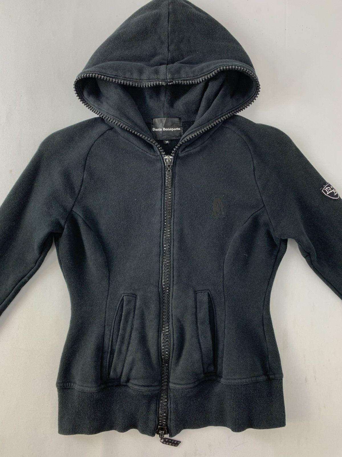 Other Dartin Bonaparto Zip Up Hooded Double Pocket Sequin Graphic Size M / US 6-8 / IT 42-44 - 3 Thumbnail