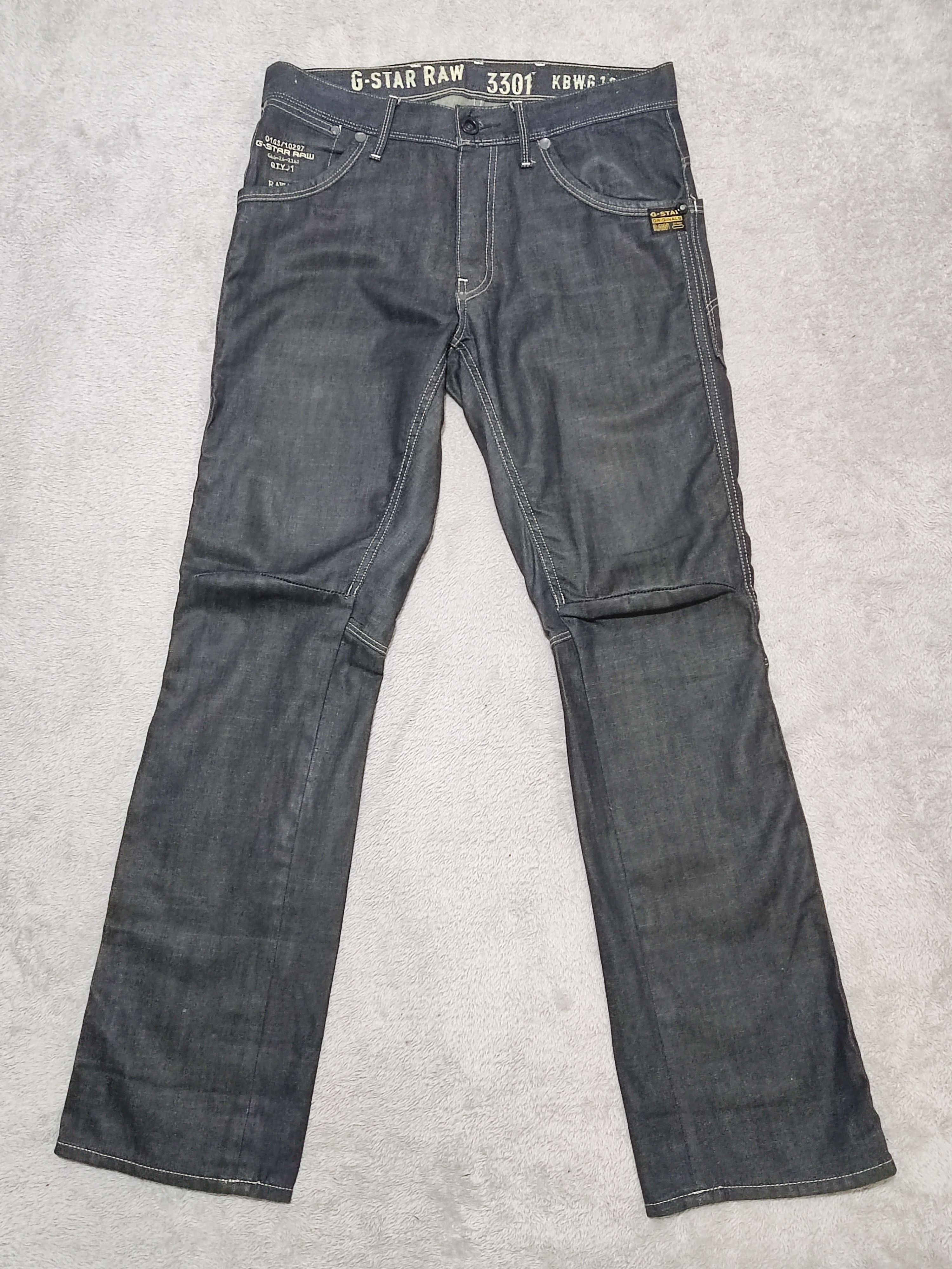 G-Star G-Star Dark Indigo Denim Reinforced Knee Panel Biker Style Size US 34 / EU 50 - 1 Thumbnail