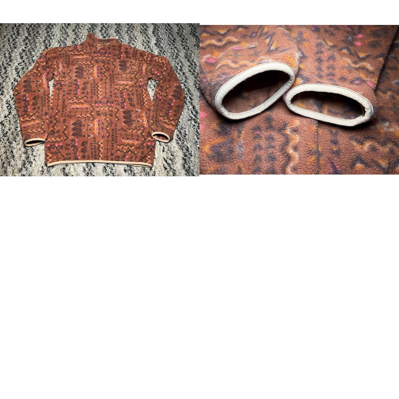 Patagonia Patagonia Synchilla Snap T Fleece Womens XS Aztec Wandering Woods **AS IS FLAWS* Size XS / US 0-2 / IT 36-38 - 9 Thumbnail