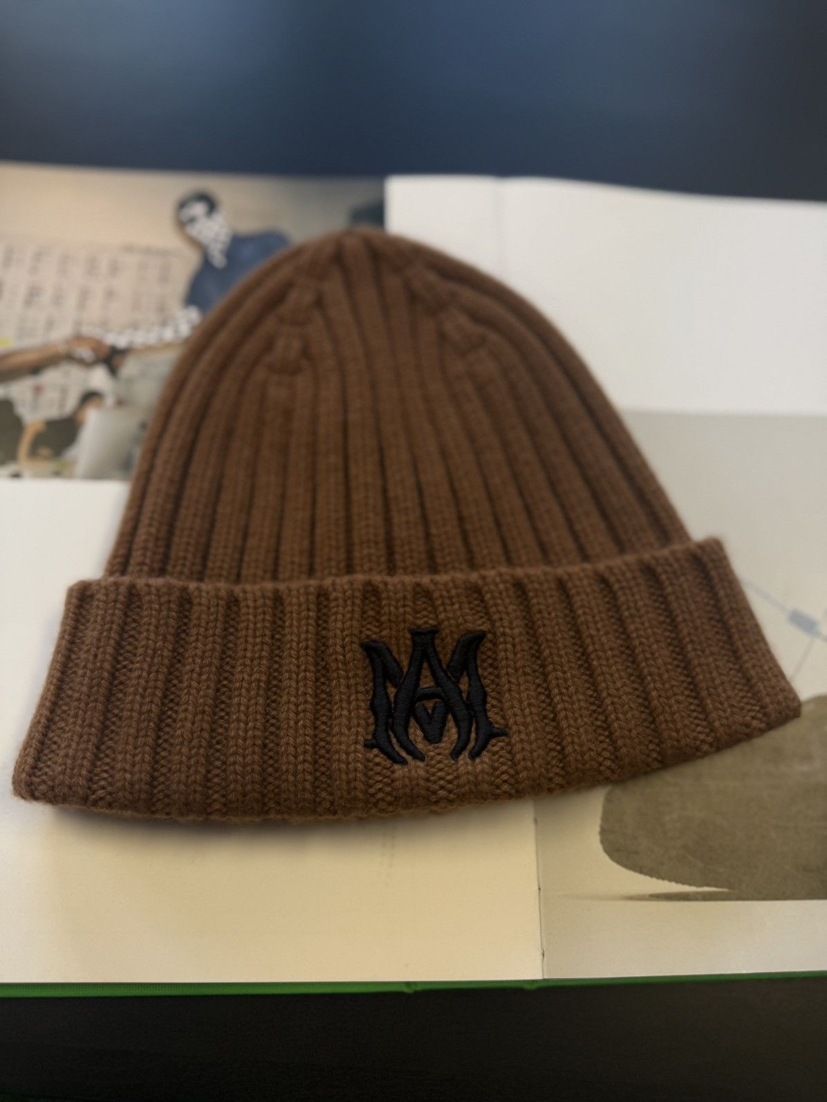 Amiri Amiri Beanie Brown New With Tags $390 Retail Size ONE SIZE - 3 Thumbnail