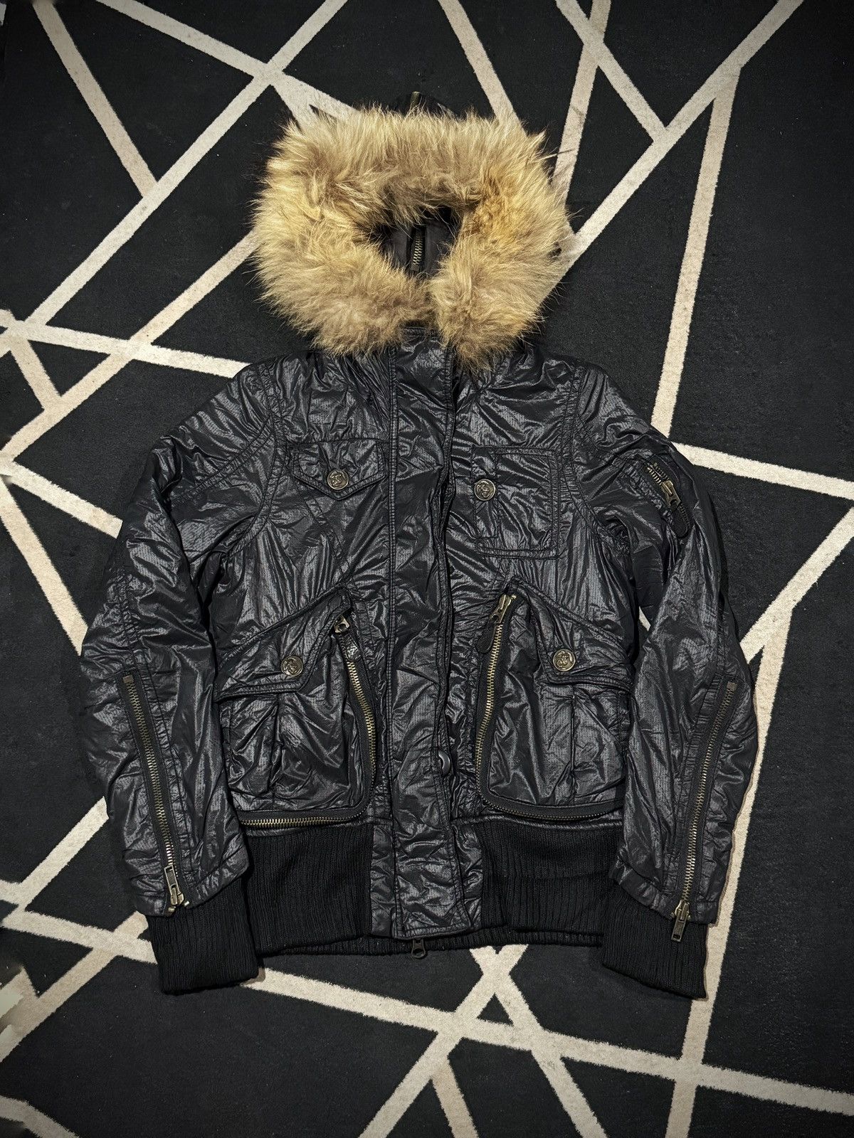 Le Grande Bleu (L.G.B.) Faux Fur Japanese Moussy Lgb styled Archived Size US M / EU 48-50 / 2 - 2 Thumbnail