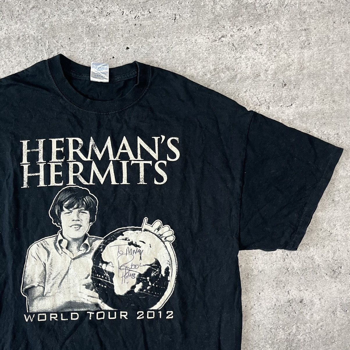 Band Tees × Vintage Hermans Hermits 2012 world tour tee vintage Size US XL / EU 56 / 4 - 3 Thumbnail