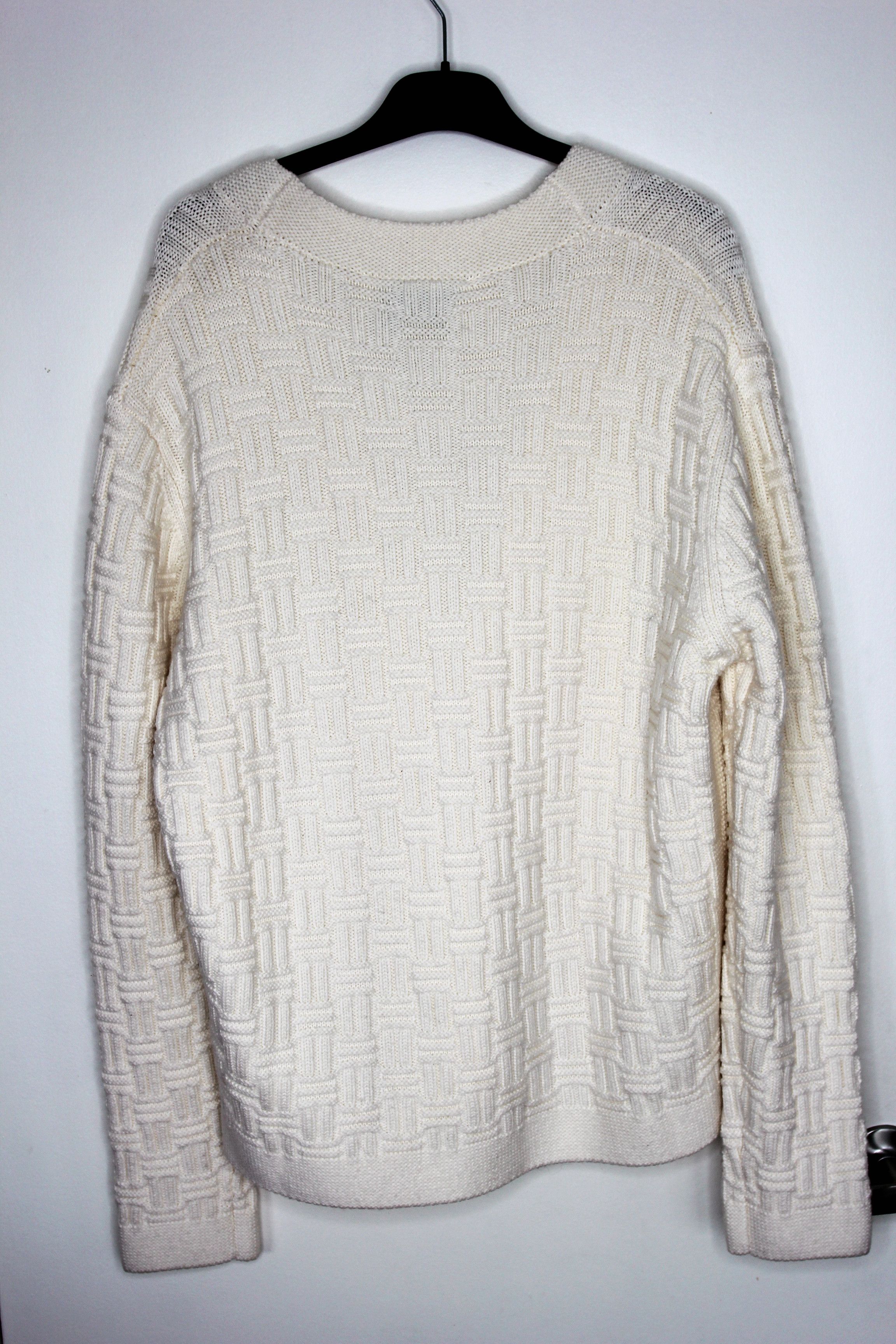 Casablanca BNWT AW24 CASABLANCA MERINO WOOL COLUMN STITCH CARDIGAN L Size US L / EU 52-54 / 3 - 3 Thumbnail