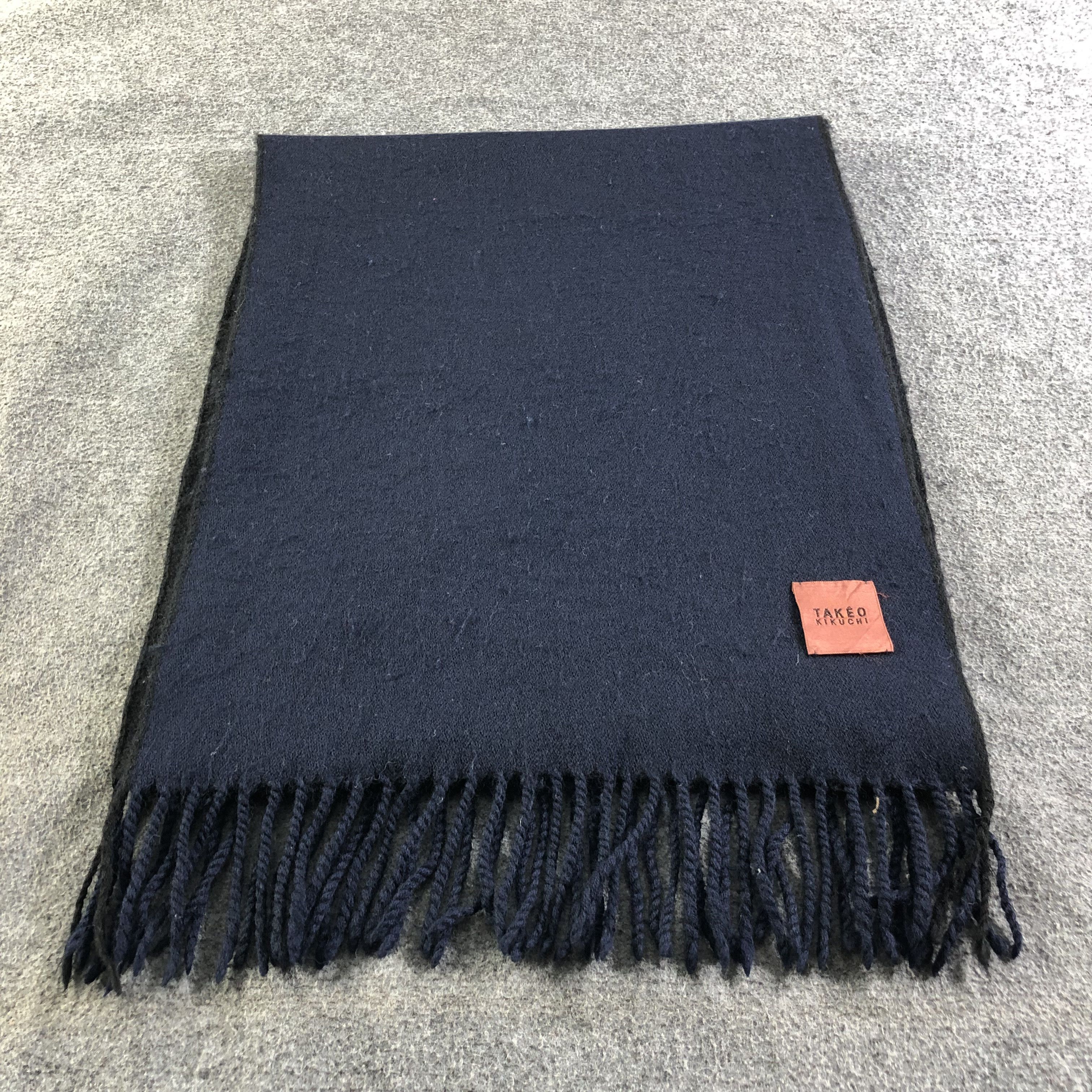 Takeo Kikuchi Takeo Kikuchi Wool Scarf Muffler V2016 Size ONE SIZE - 2 Thumbnail