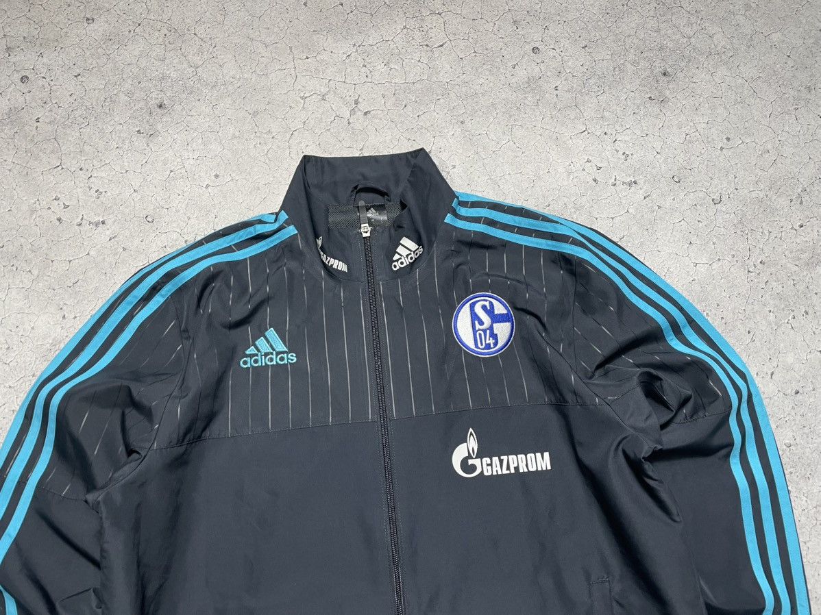 Adidas FC Schalke 04 Nylon Football Track Suit Jacket Pants