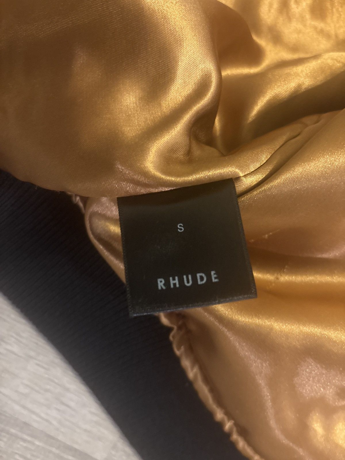 Rhude Rhude Bomber Black/Gold Size US S / EU 44-46 / 1 - 7 Thumbnail