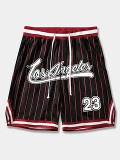 Jean Hazuki x Kida Stripe basketball Graphic shorts DRIP Size US 34 / EU 50 - 4 Thumbnail