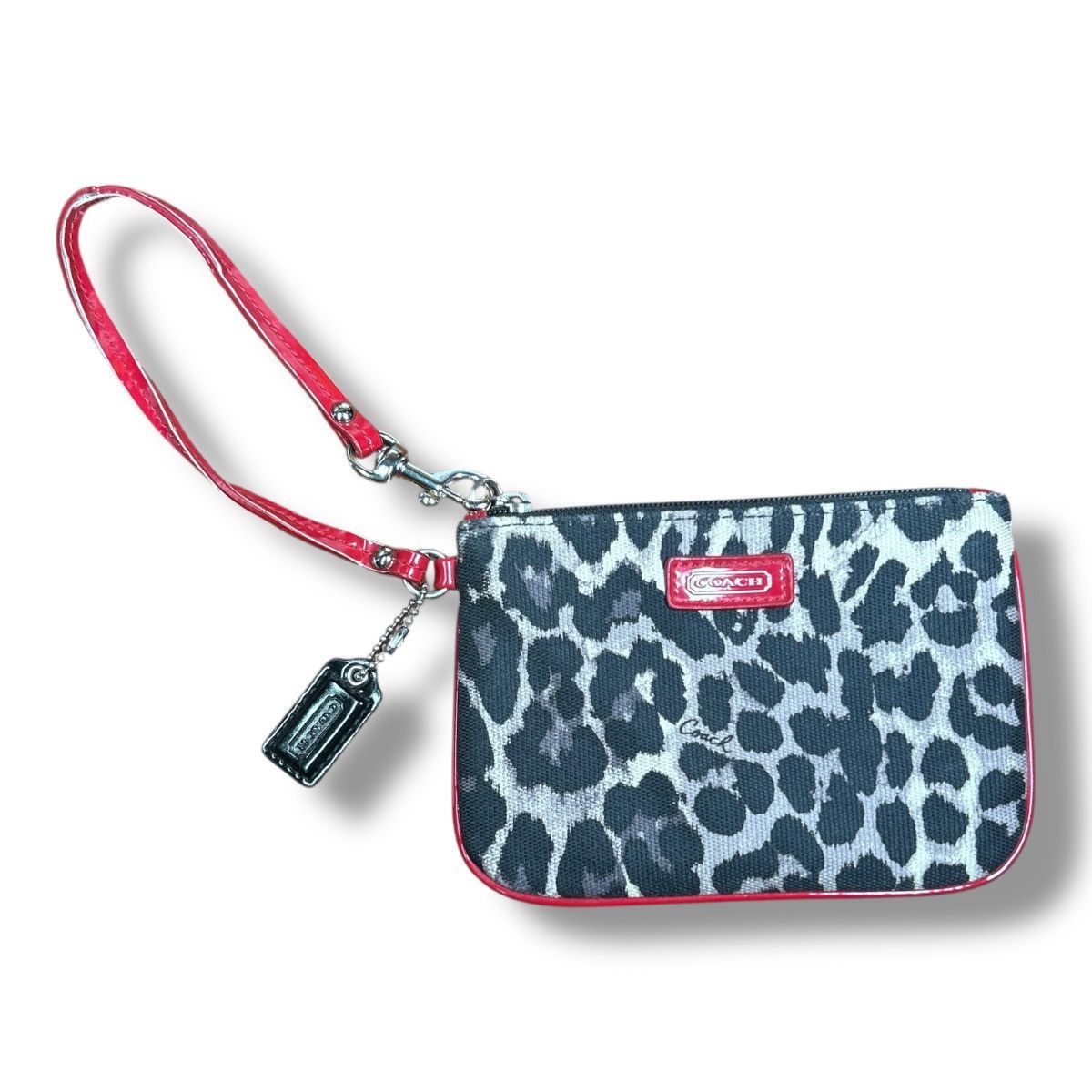 Coach Coach Park Ocelot Leopard Print Cloth Wristlet - “Jennie” Size ONE SIZE - 1 Thumbnail
