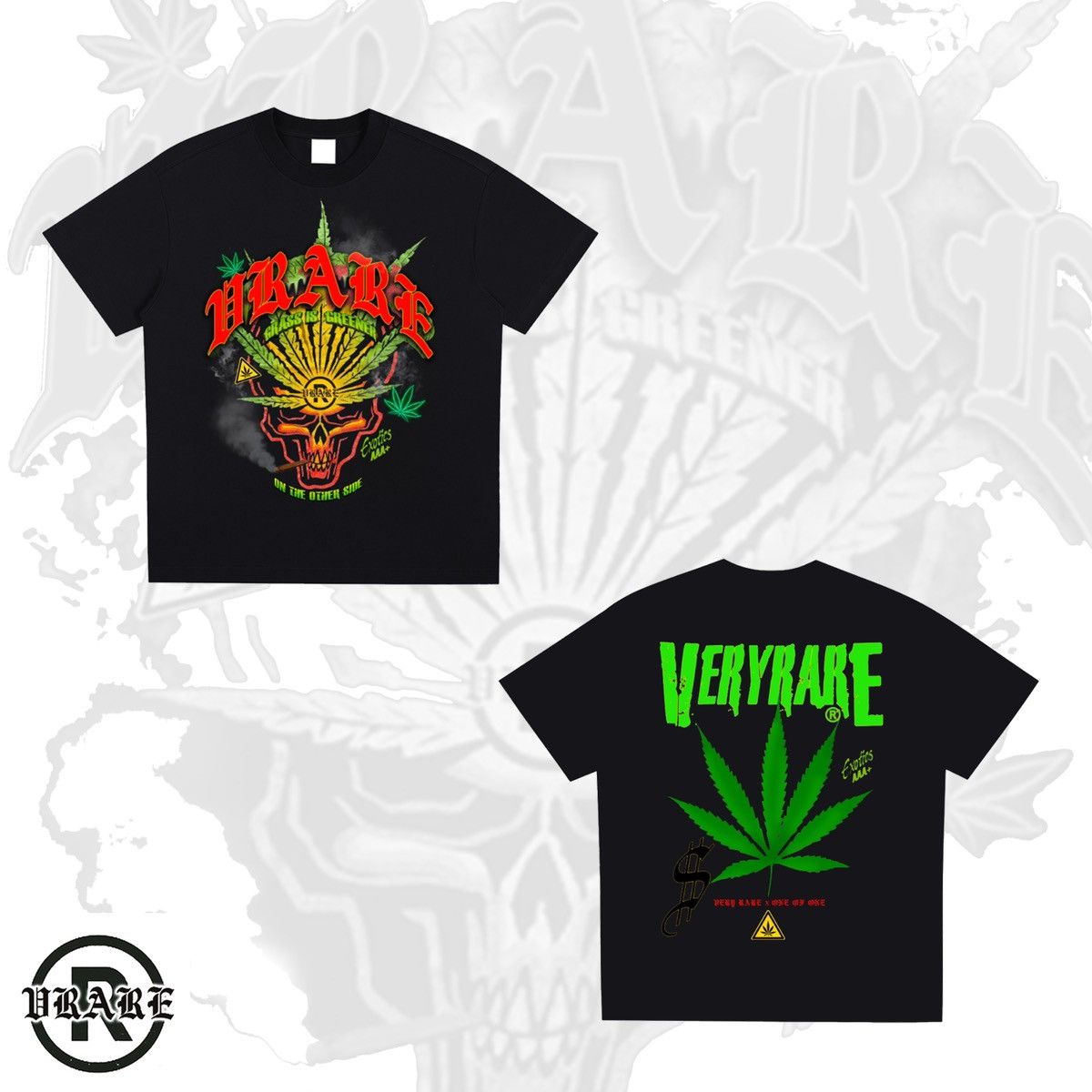 Vintage Custom vintage weed pot head band tee - pantera homage tee Size US L / EU 52-54 / 3 - 1 Thumbnail