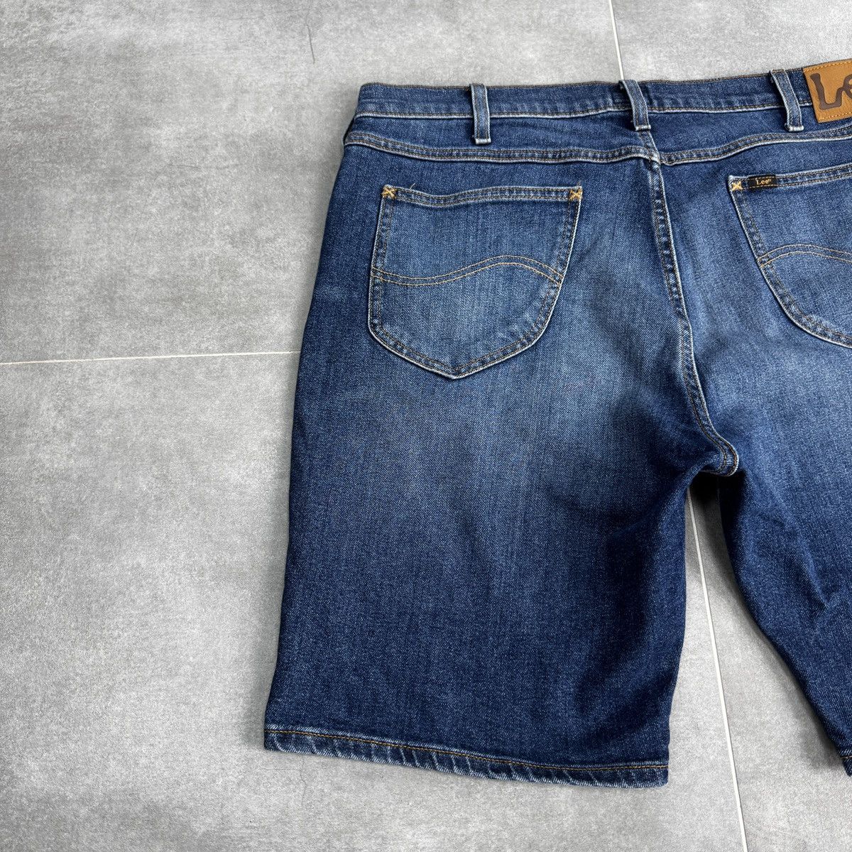 Lee Lee Rider Denim Jean Men Shorts Size W36 Size US 36 / EU 52 - 15 Thumbnail