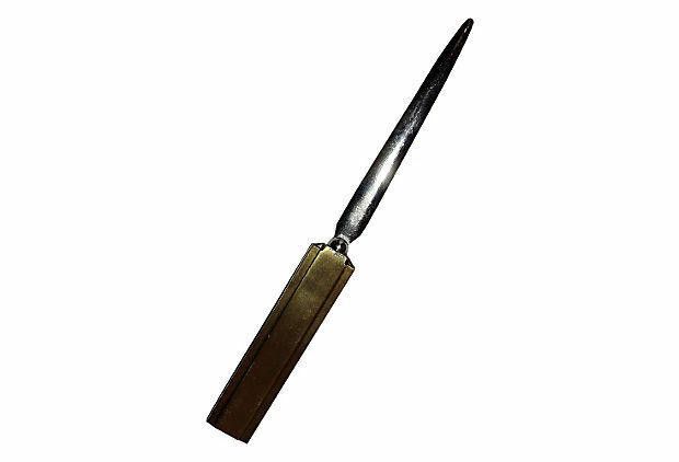 Designer Modernist Two-Tone Letter Opener Size ONE SIZE - 1 Thumbnail