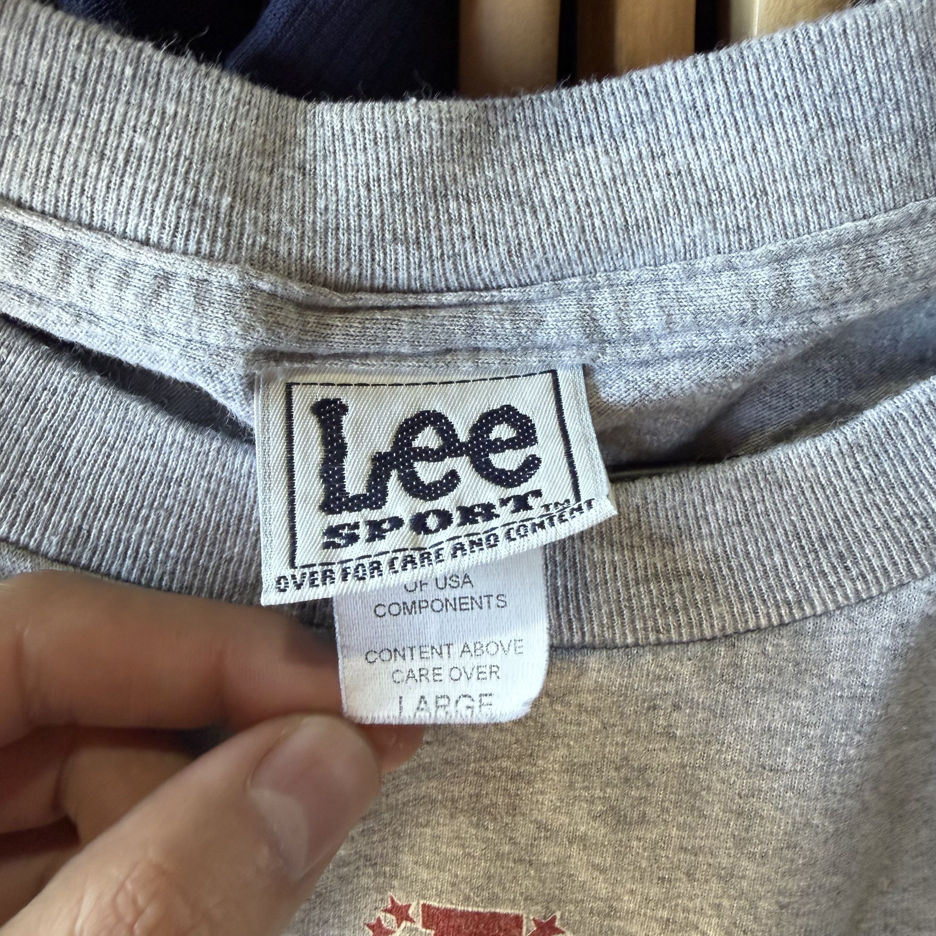 Lee Vtg Oakland Raiders T Shirt Gray Lee Sports Glitter Playoffs Size US L / EU 52-54 / 3 - 9 Thumbnail