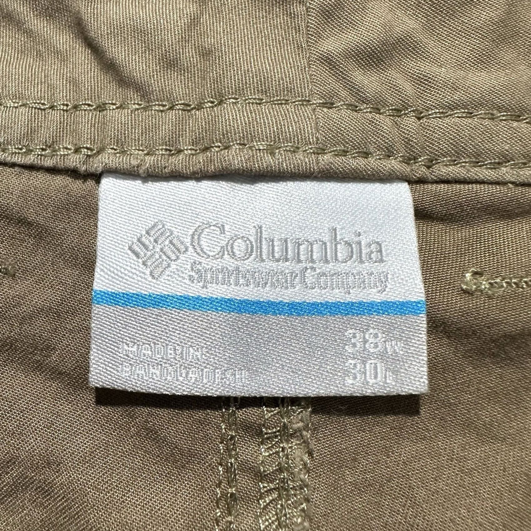 Vintage Columbia Omni-Shade Rapid Rivers Mens Pants Casual Work Beige 38x29 XXS? (Oops) Size US 38 / EU 54 - 3 Thumbnail