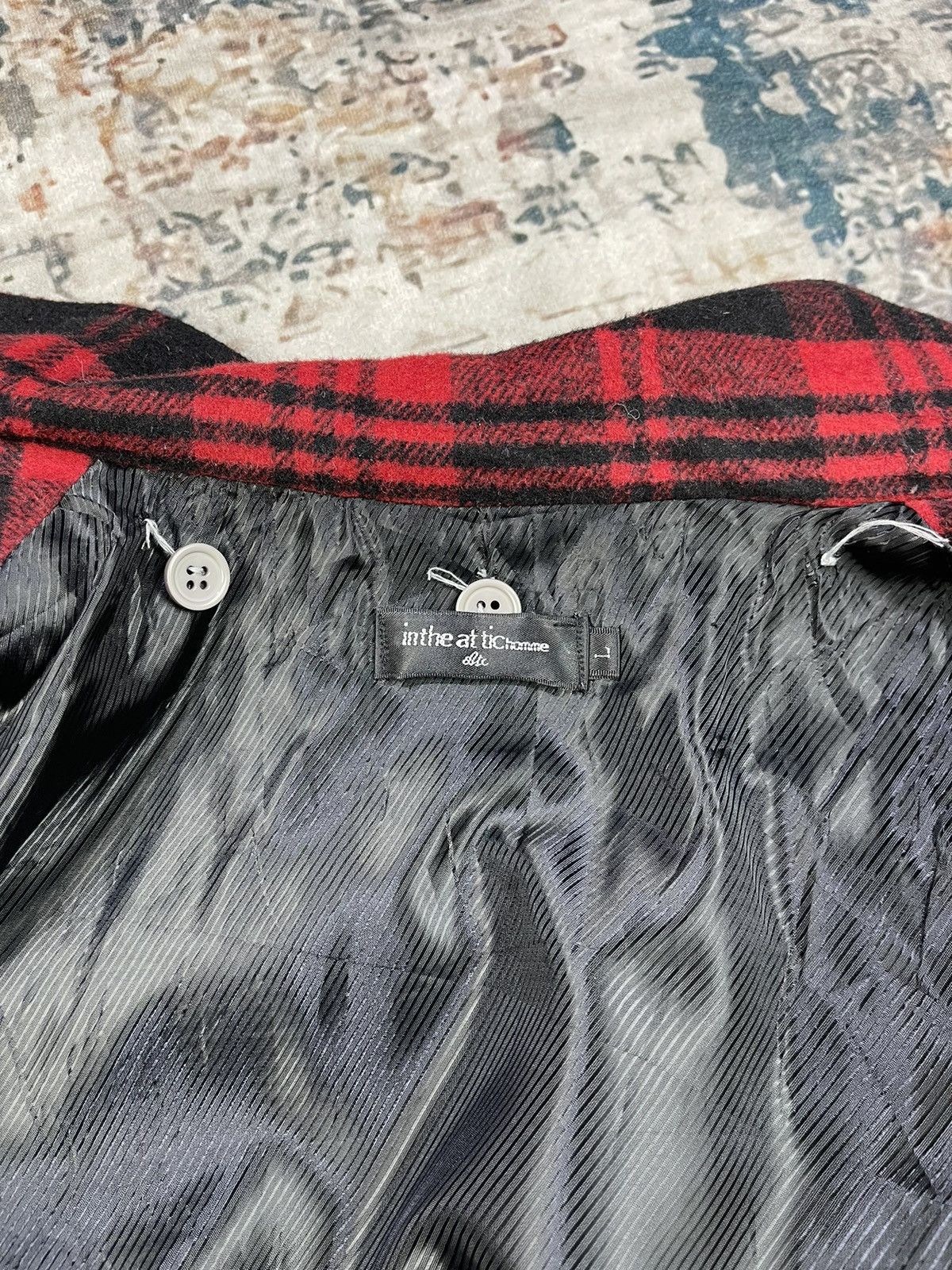In The Attic In The Attic Red Tartan Spiked Punk Jacket Size US S / EU 44-46 / 1 - 14 Thumbnail