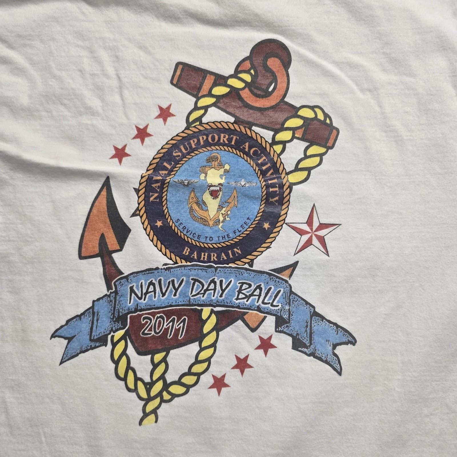 Other Naval Support Activity Bahrain L Navy Day Ball Military Tee Size US L / EU 52-54 / 3 - 2 Thumbnail