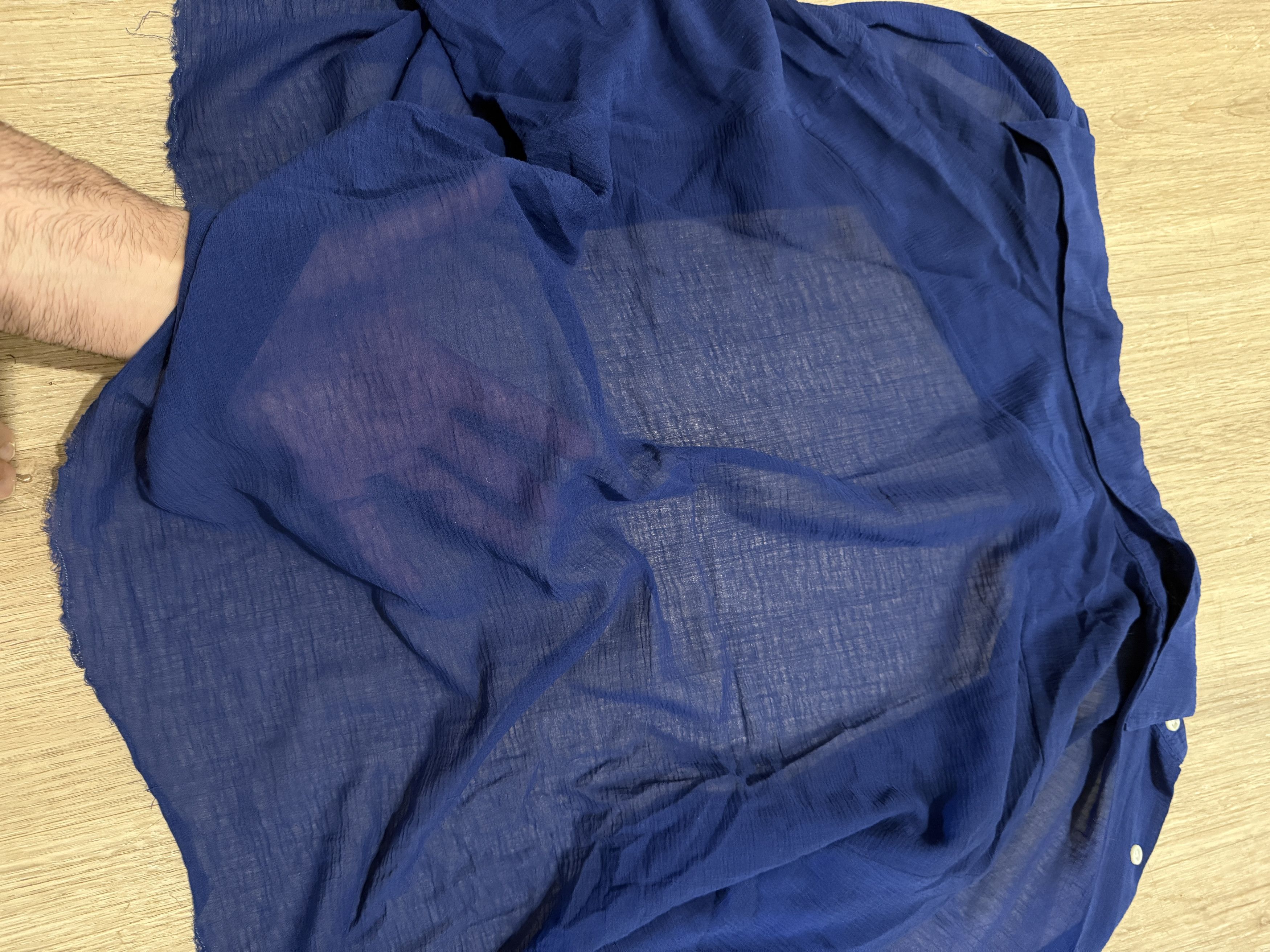 Polo Ralph Lauren Blue cropped shirt Size US M / EU 48-50 / 2 - 4 Thumbnail