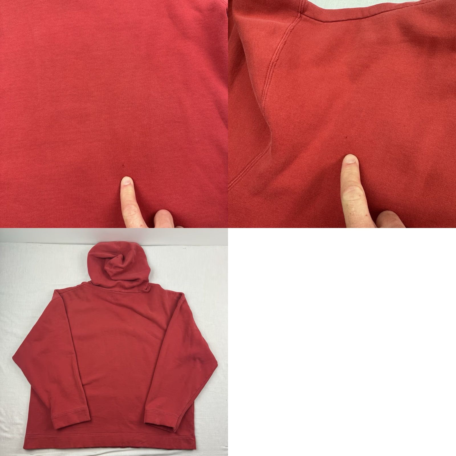 Reebok VINTAGE Reebok Hoodie Mens 2XL Red Embroidered 90s Y2K Hipster Swestshirt Pullover Size US XXL / EU 58 / 5 - 11 Thumbnail