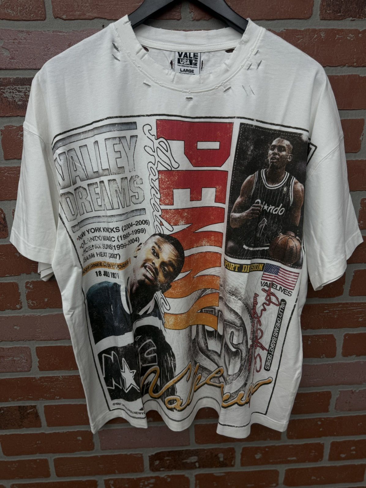 Vale Valley White Summer Tee Men’s Size L (NEW) Size US L / EU 52-54 / 3 - 1 Thumbnail